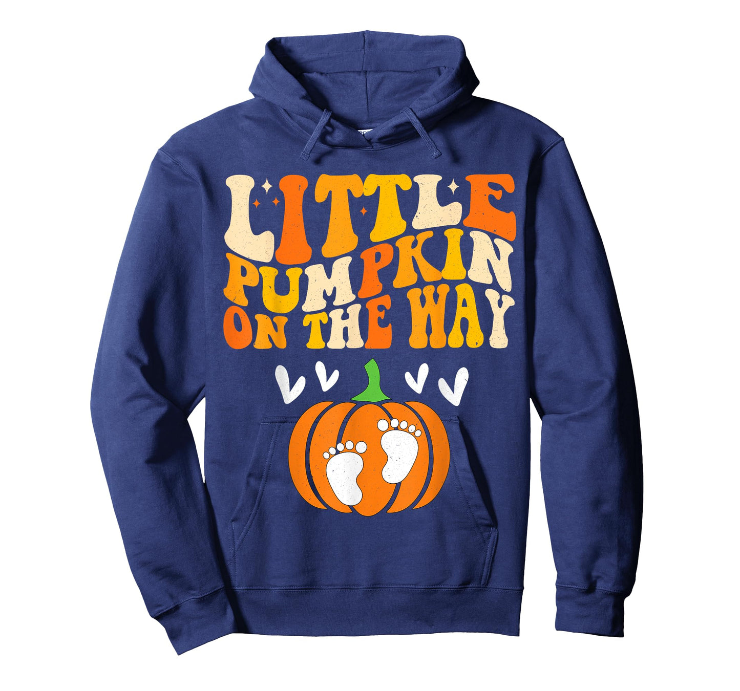 Little Pumpkin On The Way Halloween Pregnancy Announcement T-Shirt