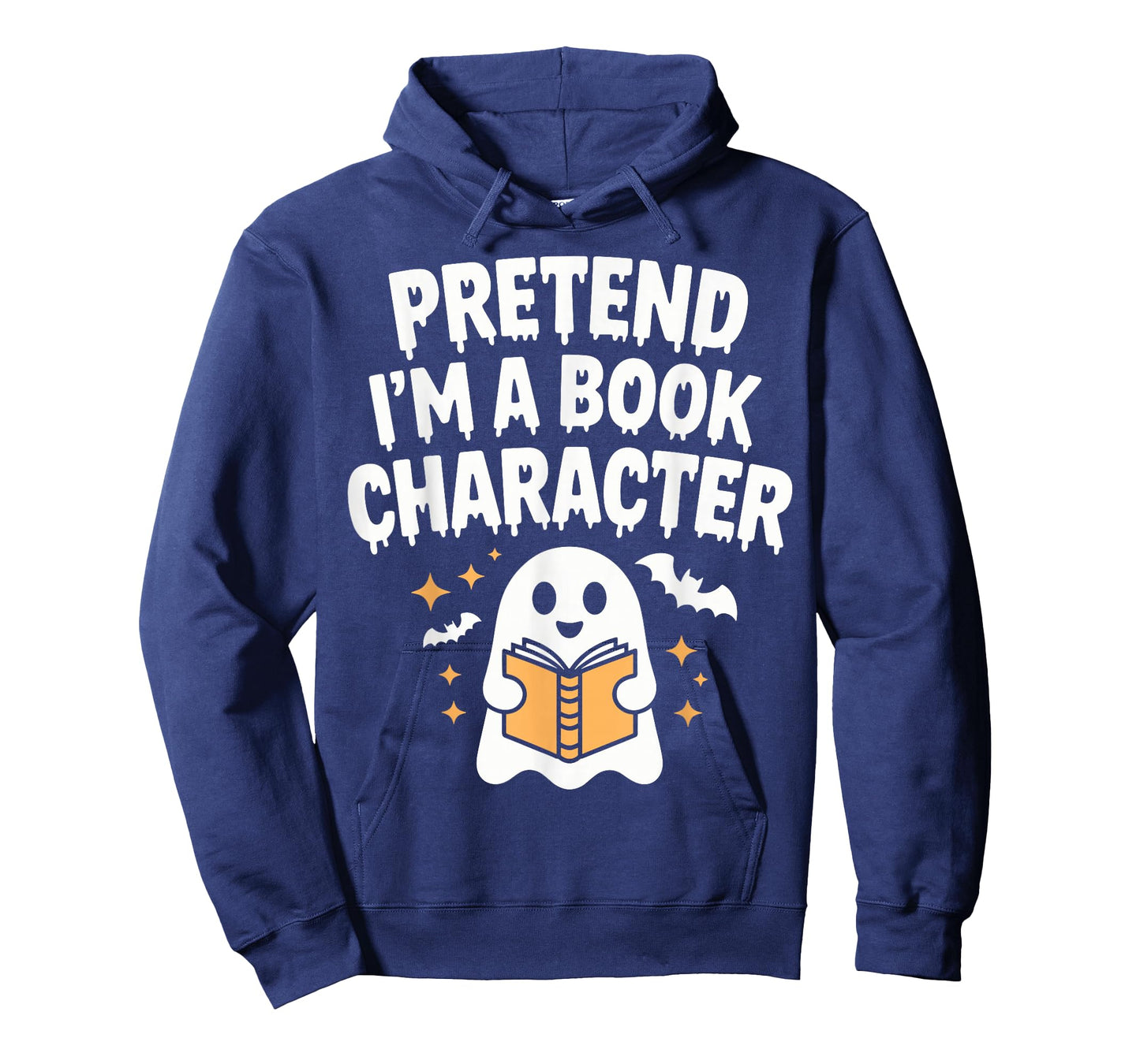 Pretend I'm A Book Character Costumes Kids Halloween Ghost T-Shirt