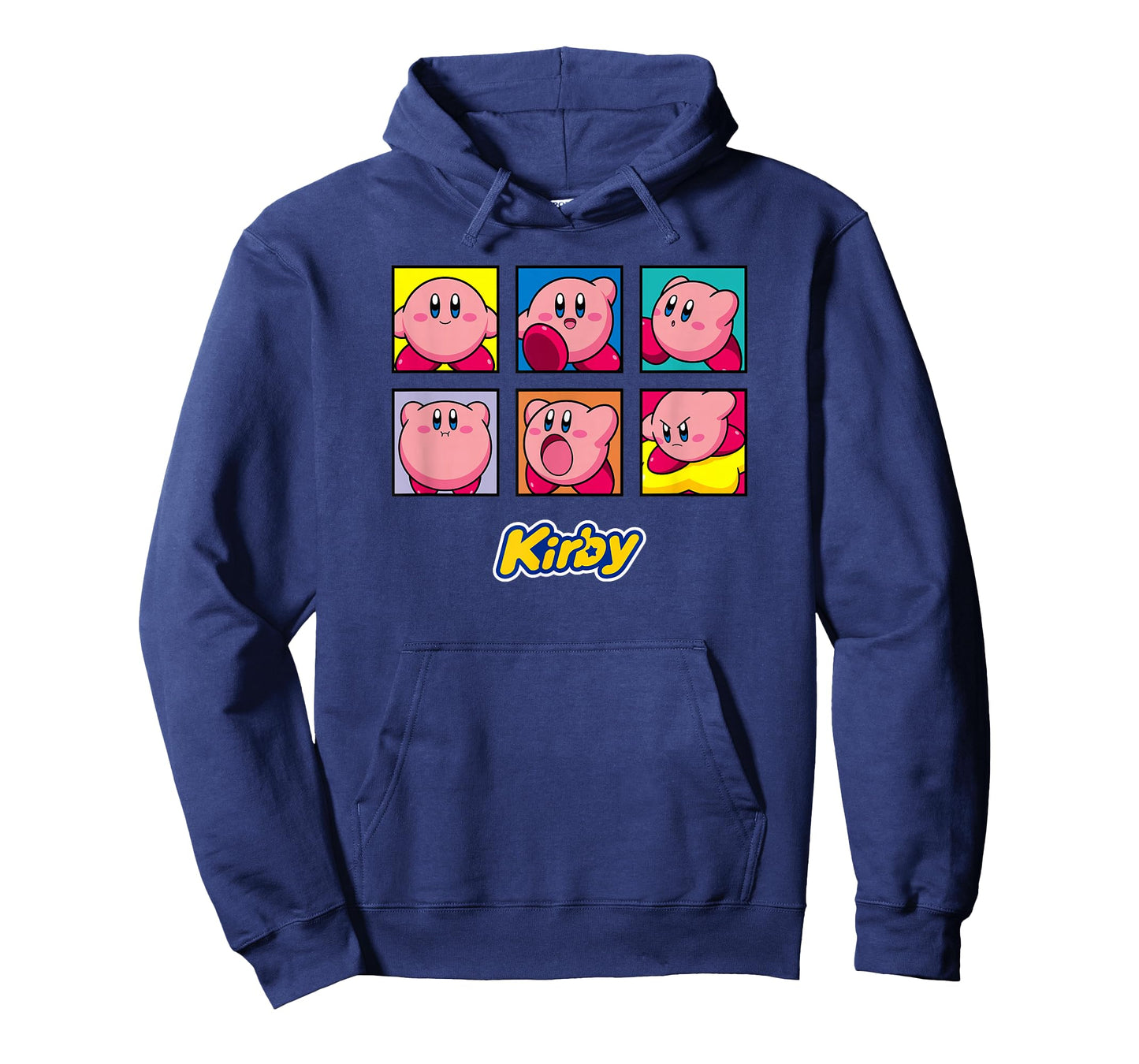 Kirby Vintage Panel Collage Poster T-Shirt - Unisex-Kids - Black - Small