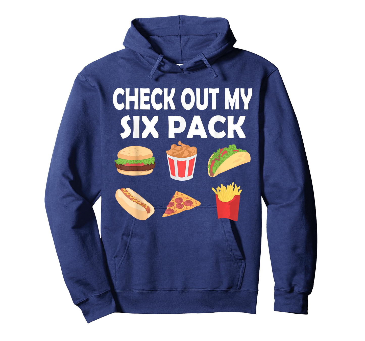 Funny Check Out My Six Pack Fast Food | Food Fans T-Shirt