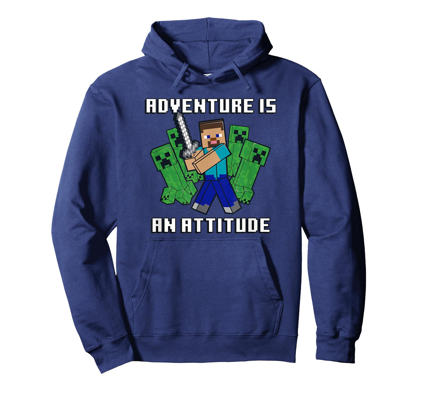 Minecraft Steve Fights Creepers Adventure T-Shirt