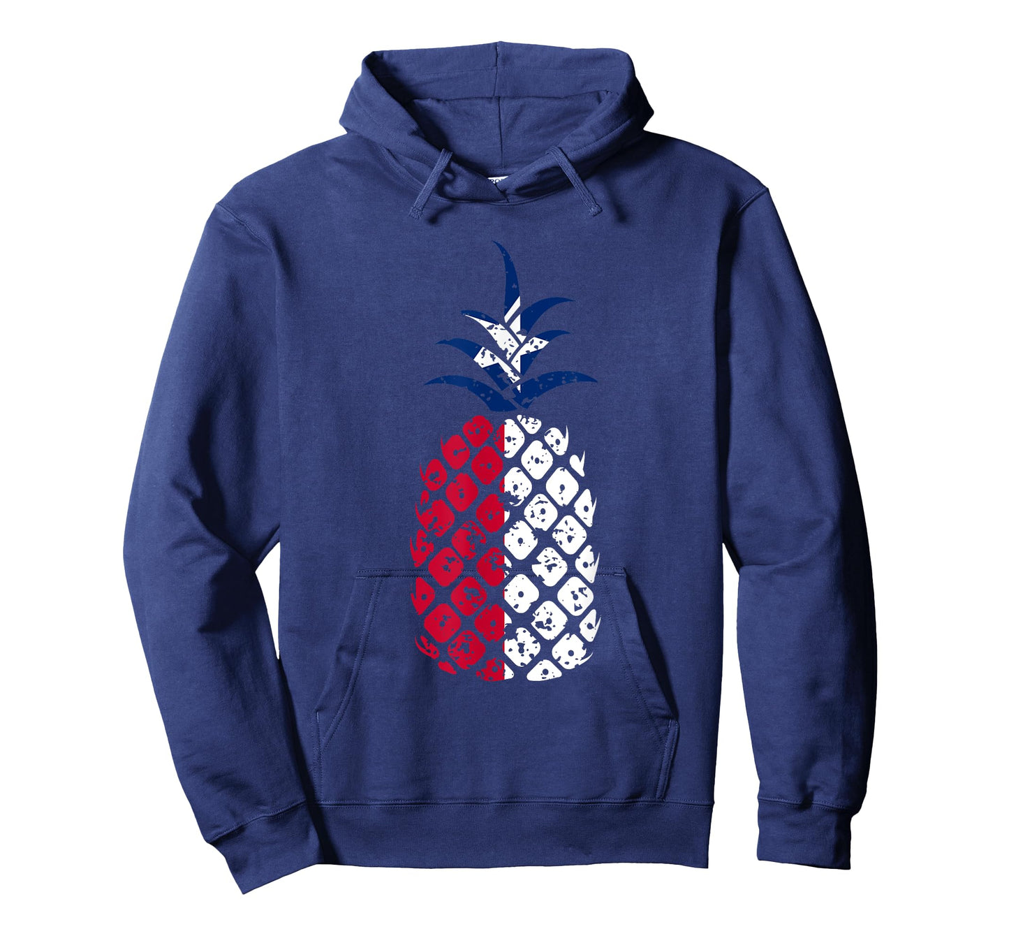 Texas Flag Pineapple | Distressed Tropical Fruit Texan Girl T-Shirt