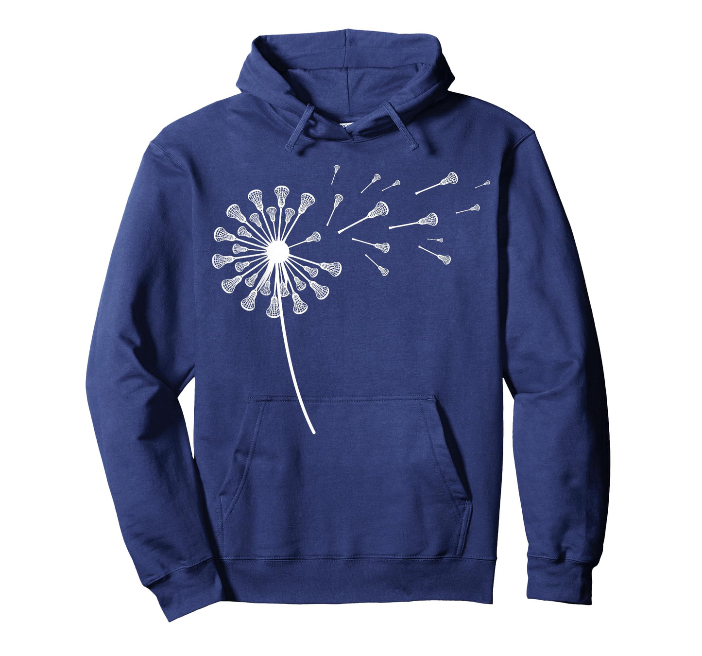 Womens Dandelion Lacrosse Stick LAX Clothes Girls Lacrosse T-Shirt