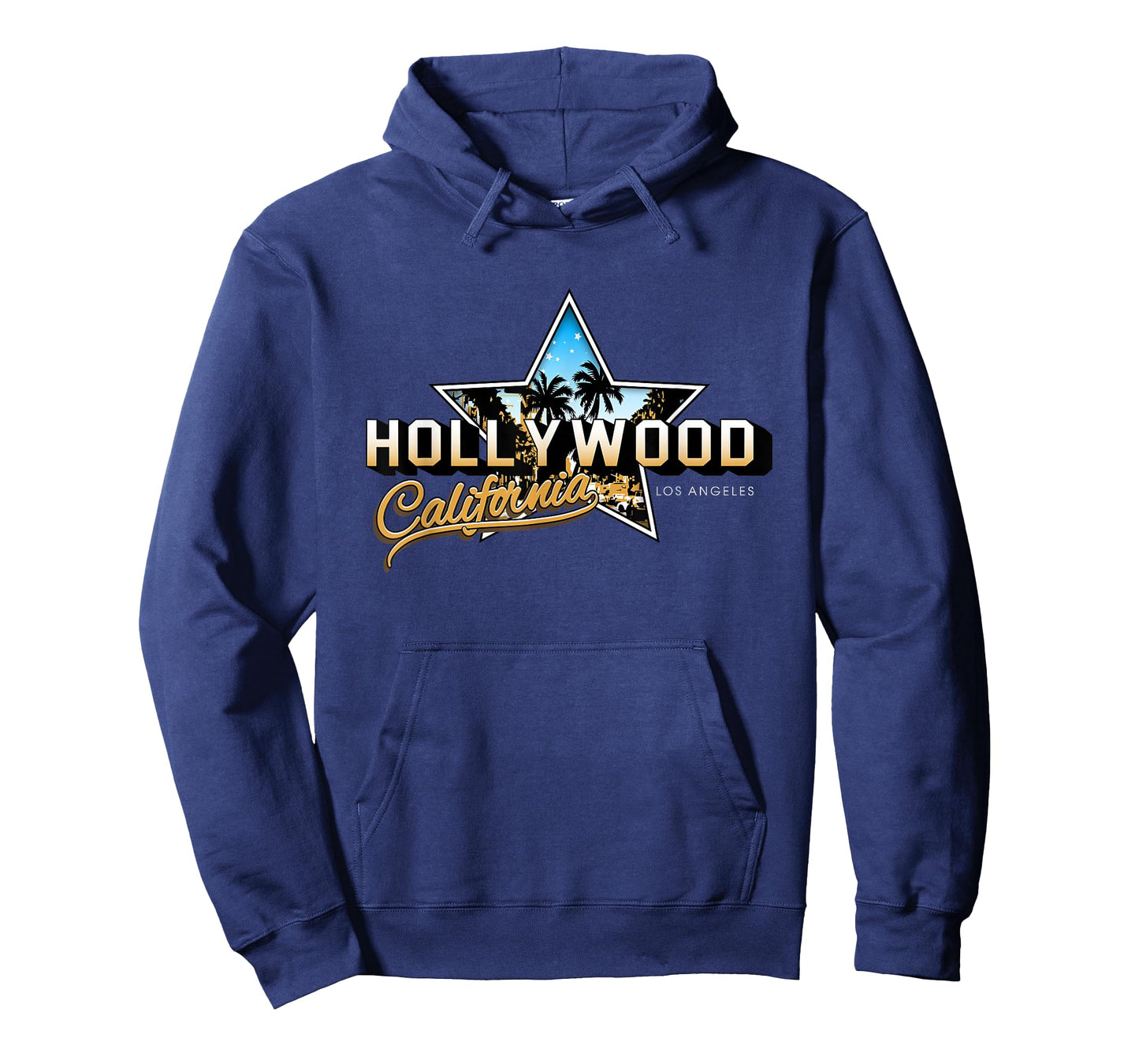 Cool Hollywood Los Angeles California Stars Novelty Graphic T-Shirt