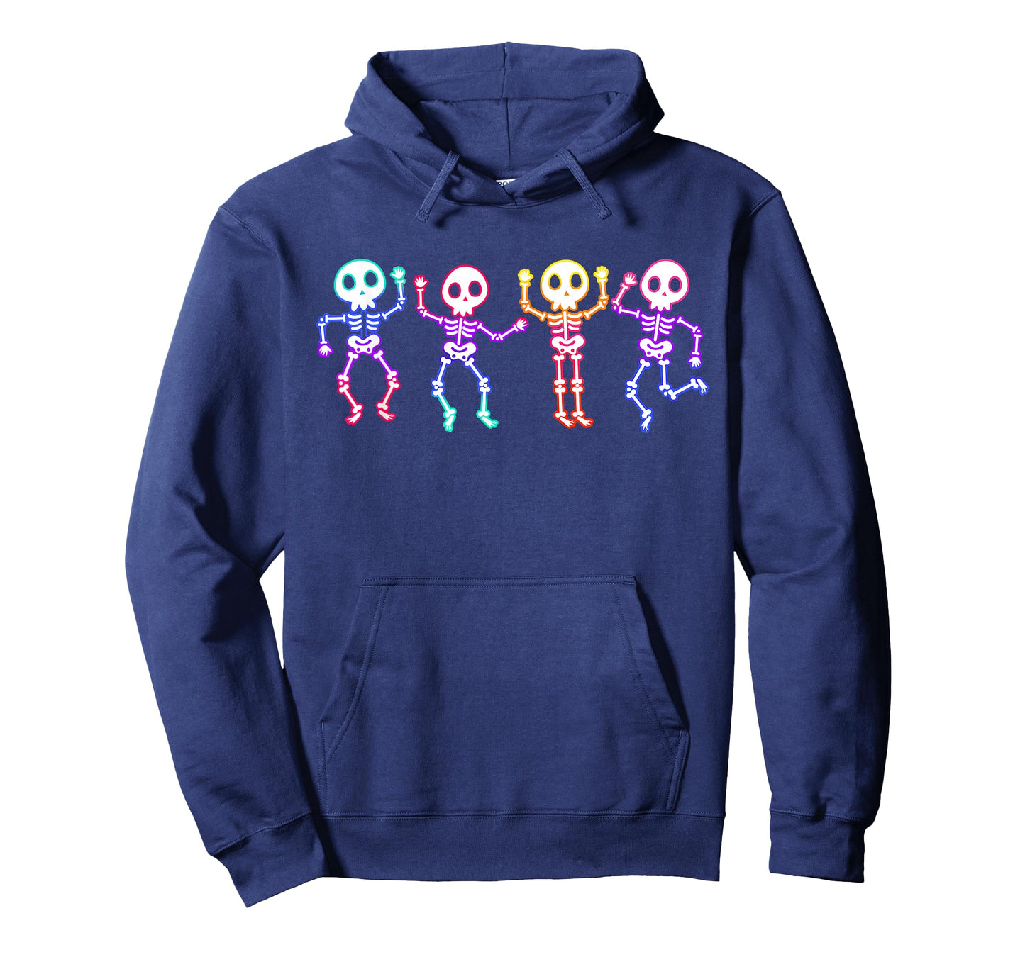 Funny Ghost Dancing Skeletons Glow in The Halloween Night T-Shirt