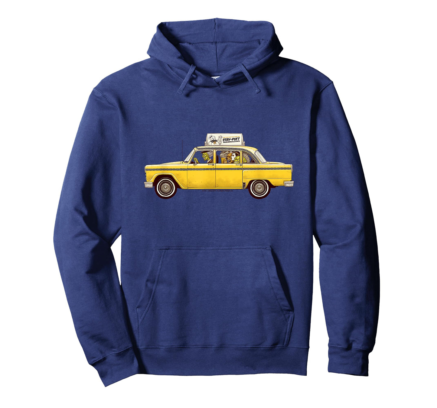 Ghostbusters Ghouls in Taxi Retro Movie T-Shirt