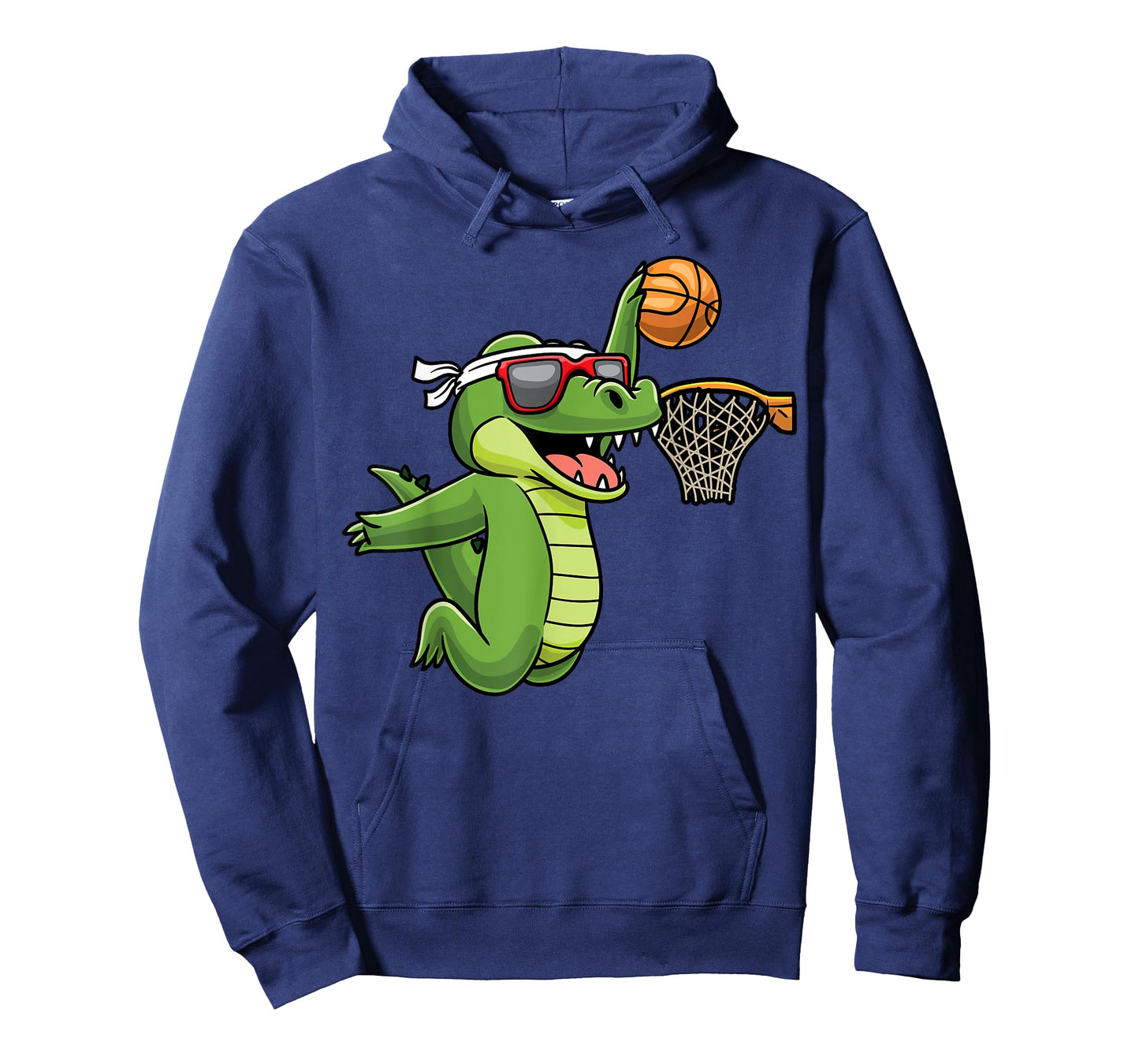 Crocodile Playing Basketball Alligator Basketball Player T-Shirt