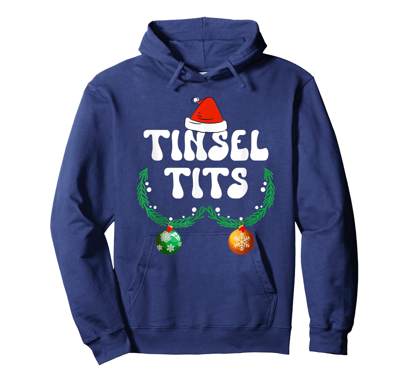 Jingle Balls Tinsel Tits Couple Chestnuts Christmas Pajamas T-Shirt