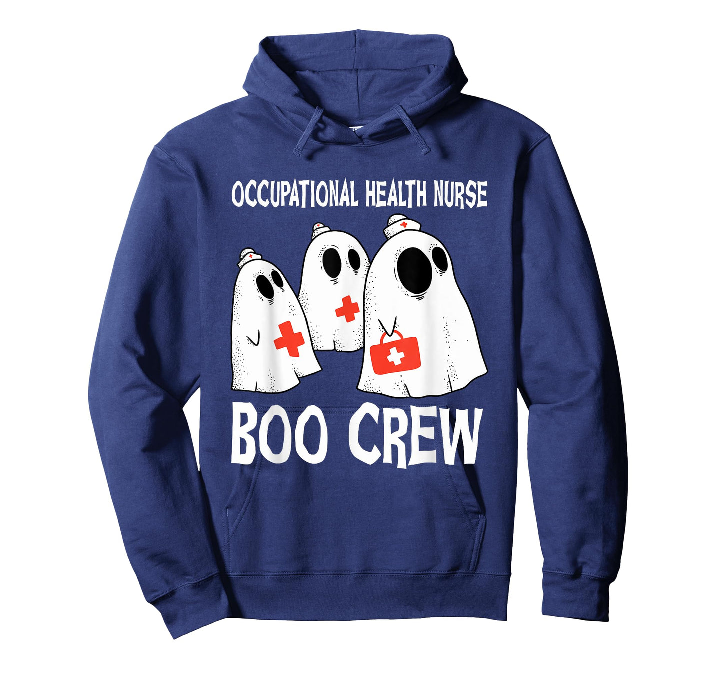 Spooky Occupational Health Nurse Boo Crew Halloween Costume T-Shirt
