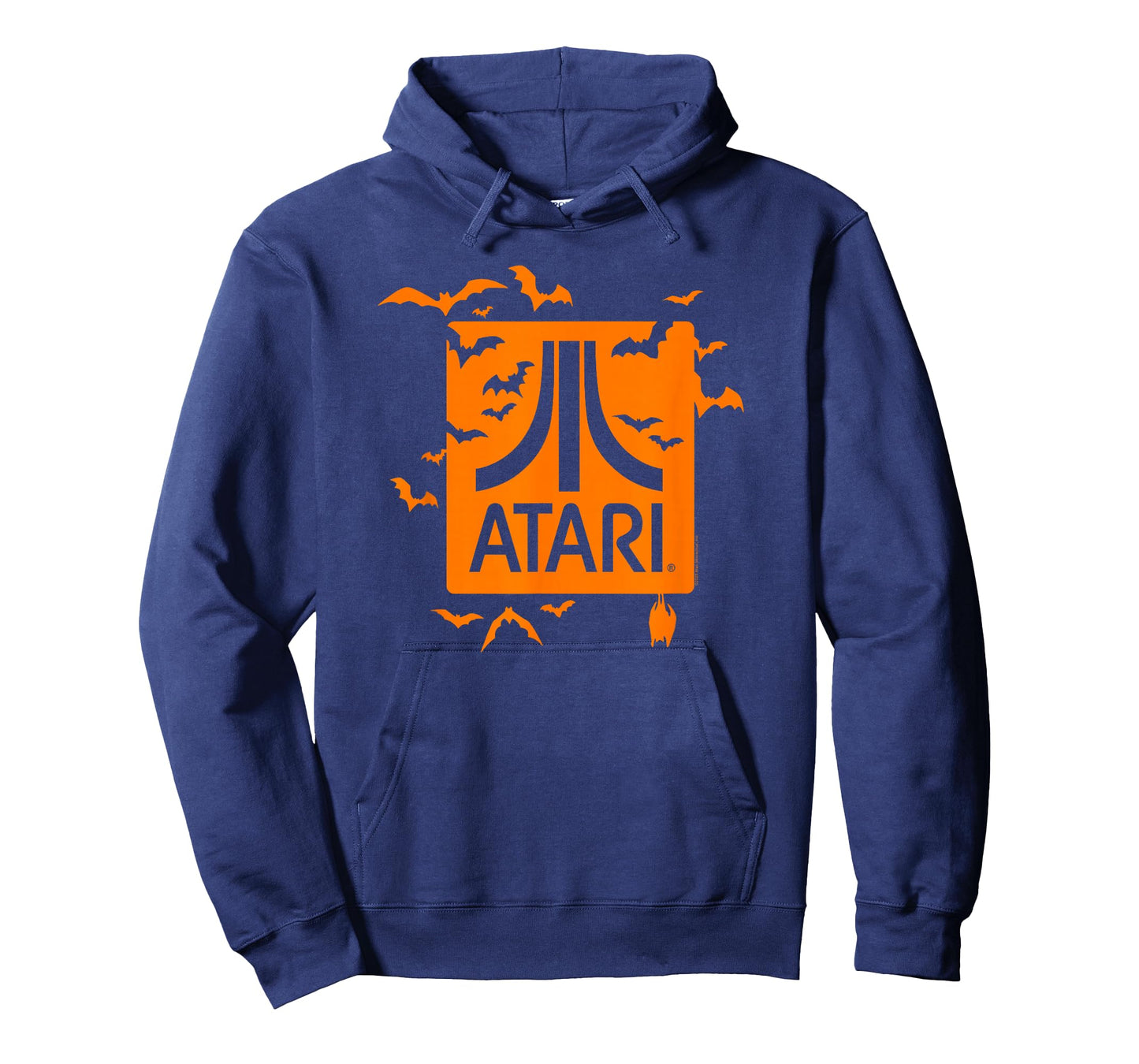 Atari Halloween Bats Orange Logo Vintage Video Game T-Shirt