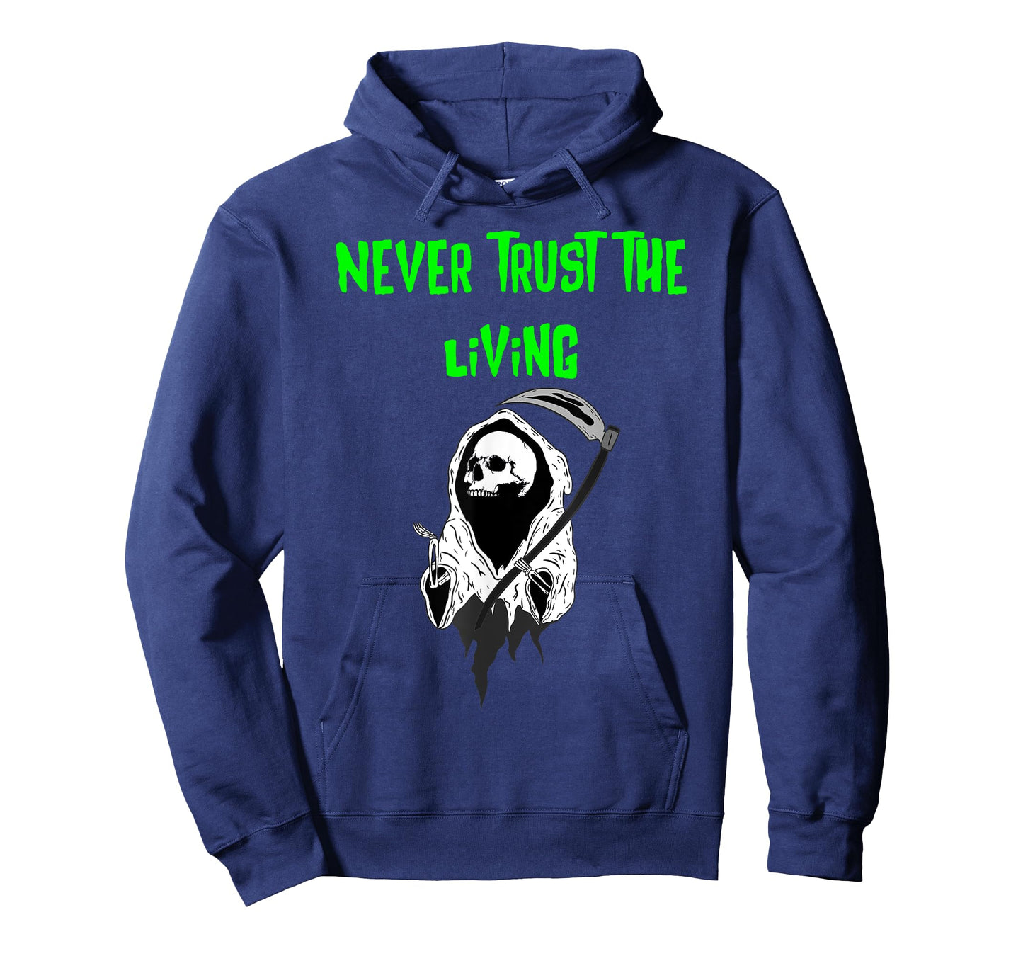 Spooky goth ghost with the most never trust the living T-Shirt