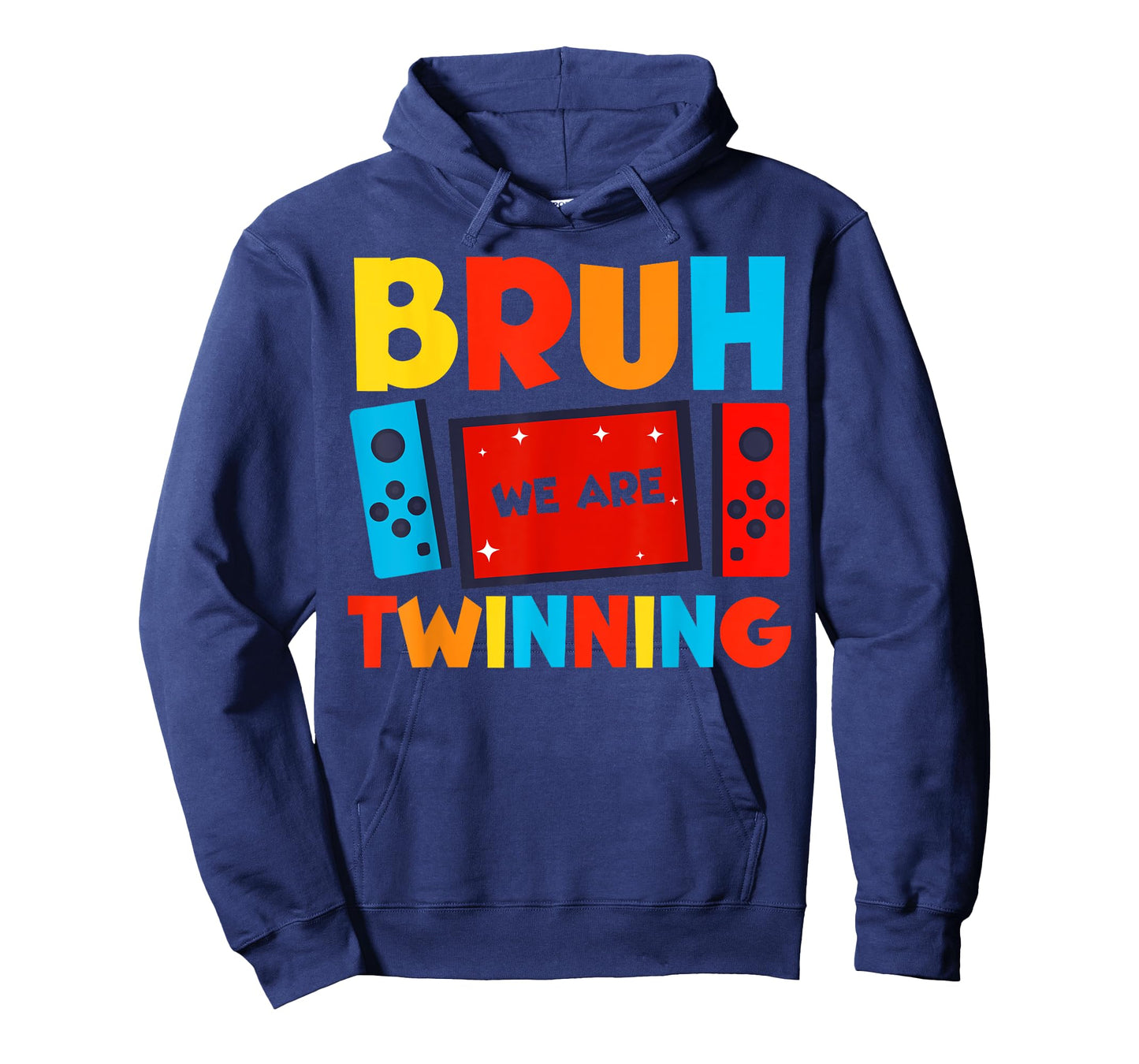 Bruh We Are Twinning Kids Boys Funny Twin Day Gamers T-Shirt