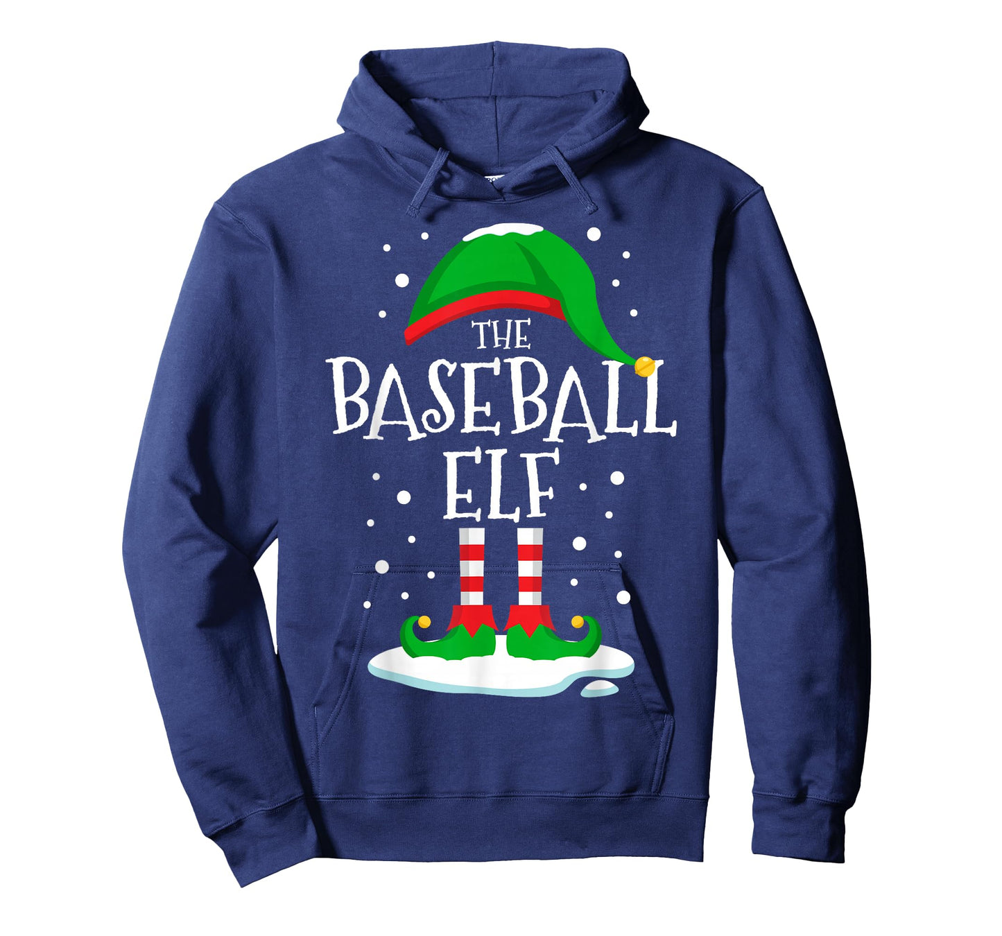 The Baseball Elf Christmas Family Matching Xmas Group Funny T-Shirt