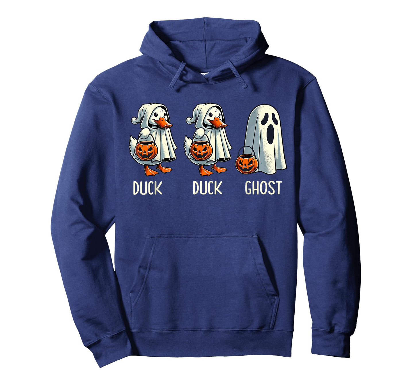 Duck Ghost Pun Trunk or Treat Trick or Treat Funny Halloween T-Shirt