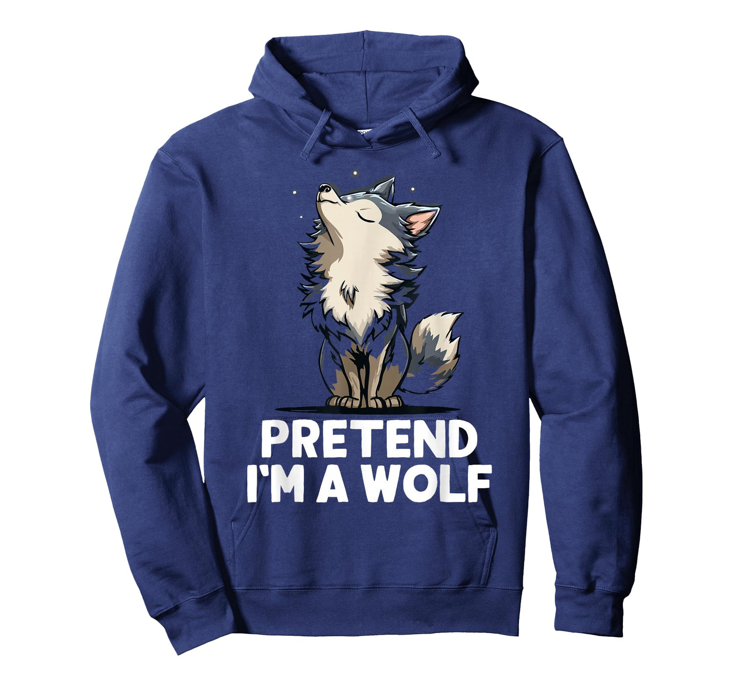 Easy Pretend I'm A Wolf Costume Halloween Funny Boys Kids T-Shirt