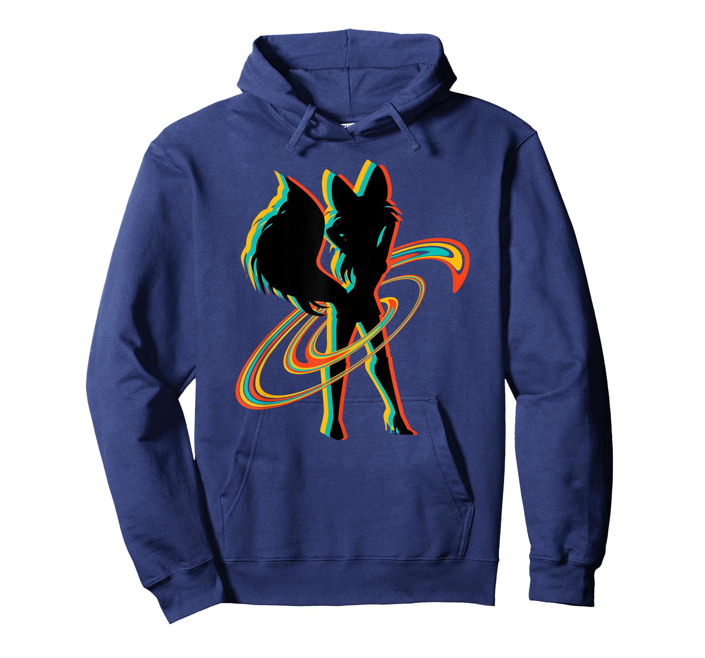 Retro Sexy Fox Anthropomorphic Furry Fandom Cosplay Fursona T-Shirt