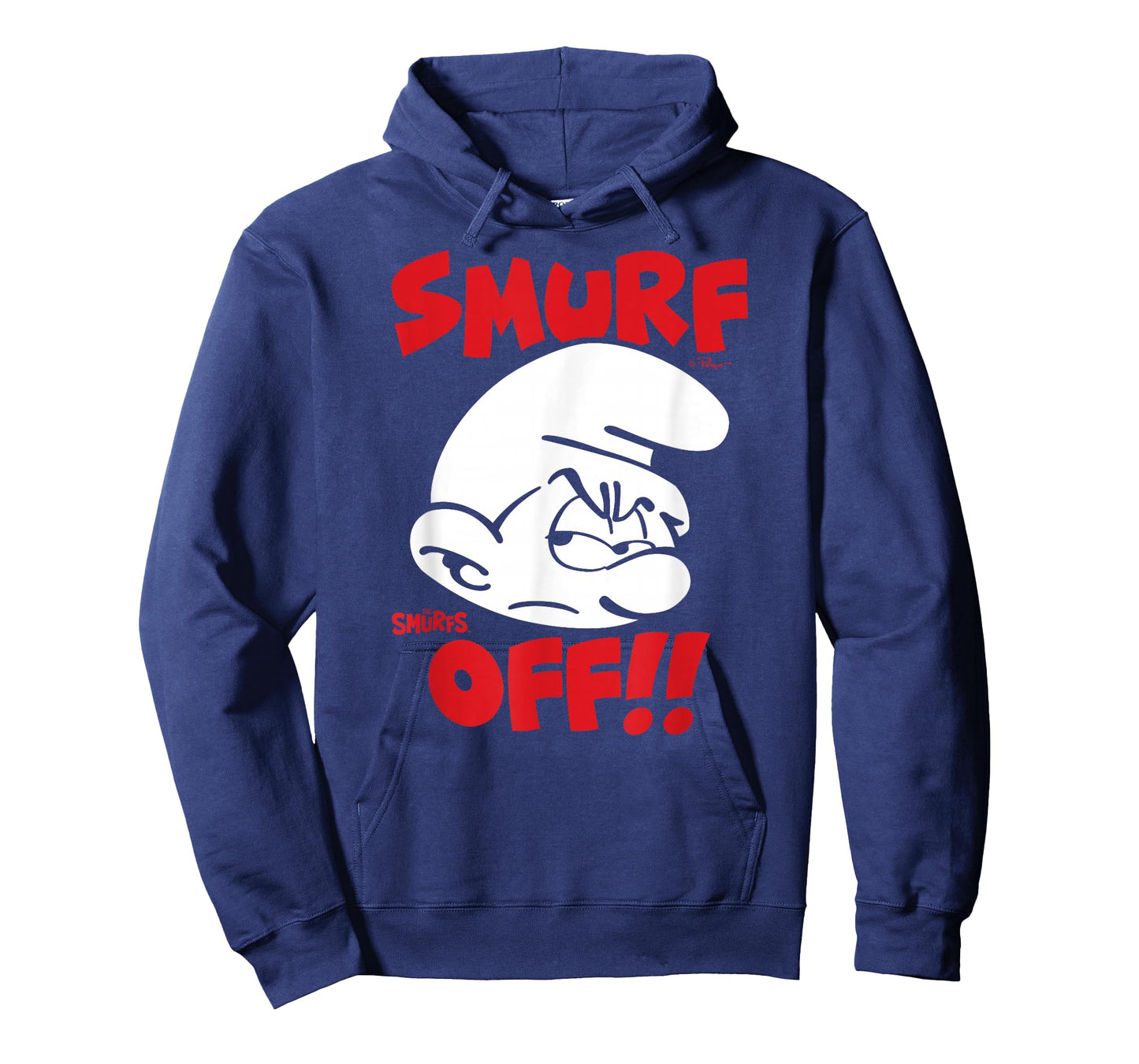 The Smurfs Smurf Off! Grouchy Smurf Retro Cartoon T-Shirt