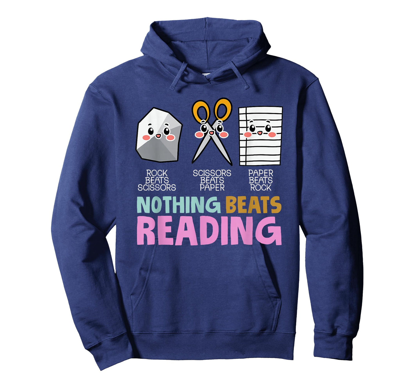 rock paper scissor nothing beats reading T-Shirt