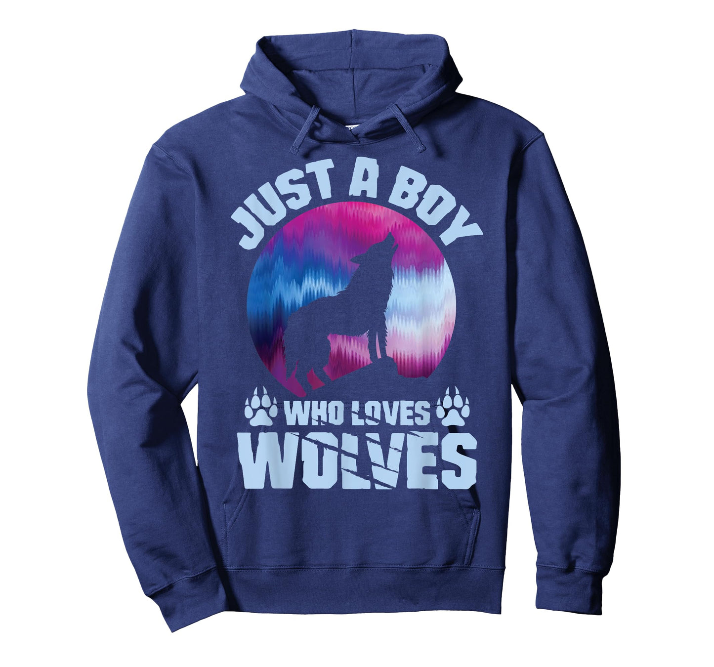 Just A Boy Who Loves Wolves Shirt Wolves Lover Boys Kids T-Shirt