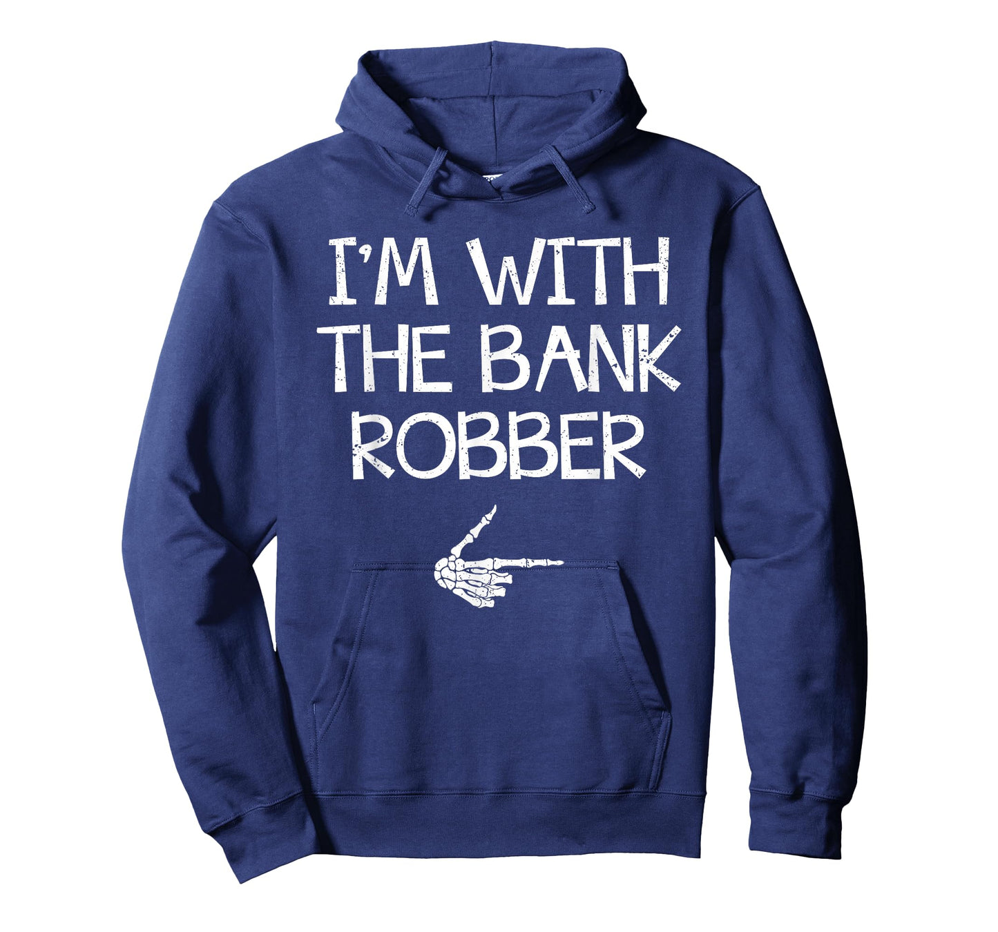 I'm With The Bank Robber Halloween Costume Couples Matching T-Shirt