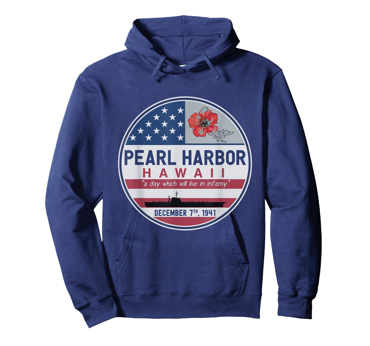Pearl Harbor Memorial Hawaii Vintage USA Flag Day of Infamy T-Shirt