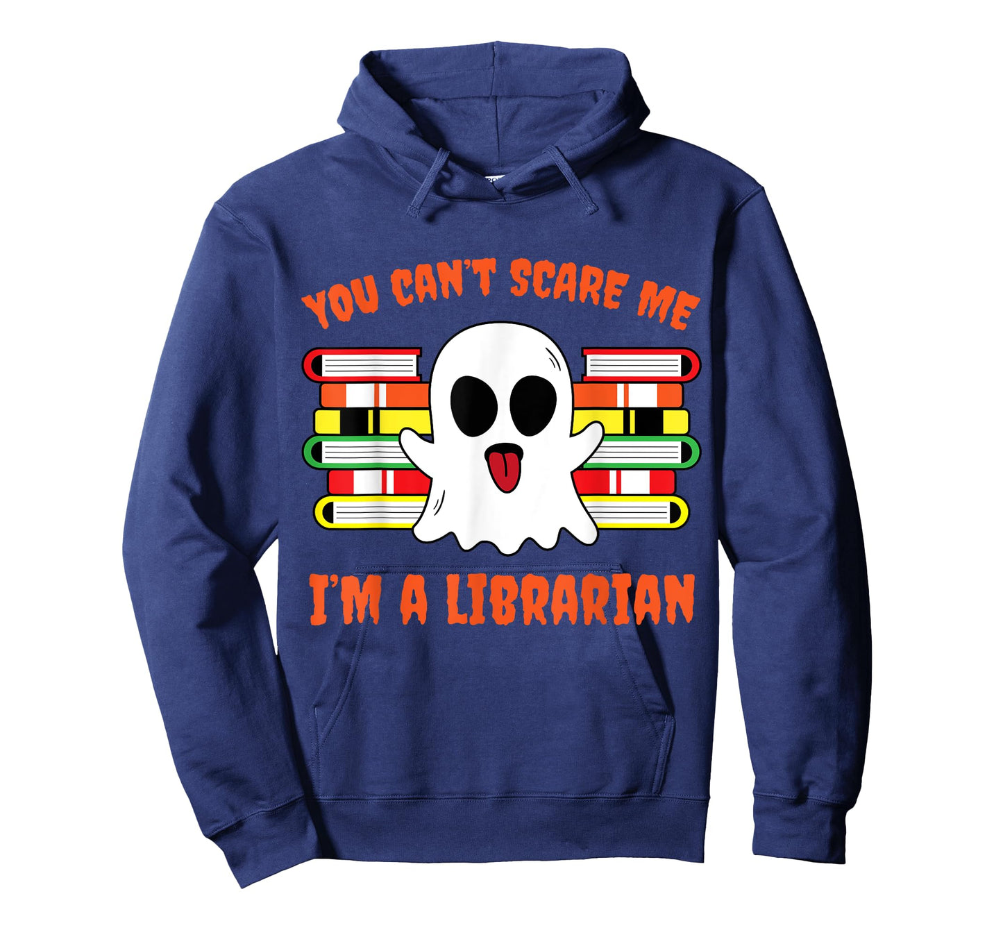 Scary Ghost Librarian Funny Saying Easy Halloween Gifts T-Shirt