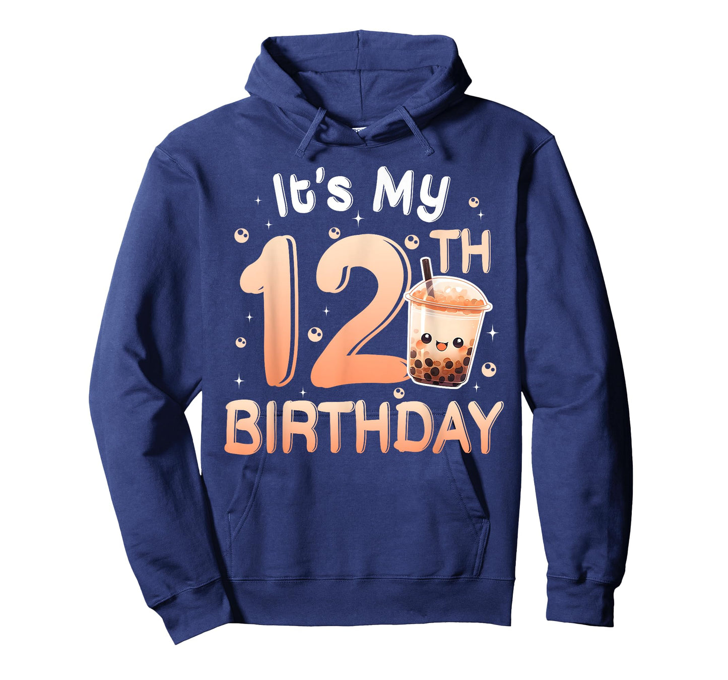 It's My 12th Birthday Bubble Boba Tea Party 12 Year Old Girl T-Shirt