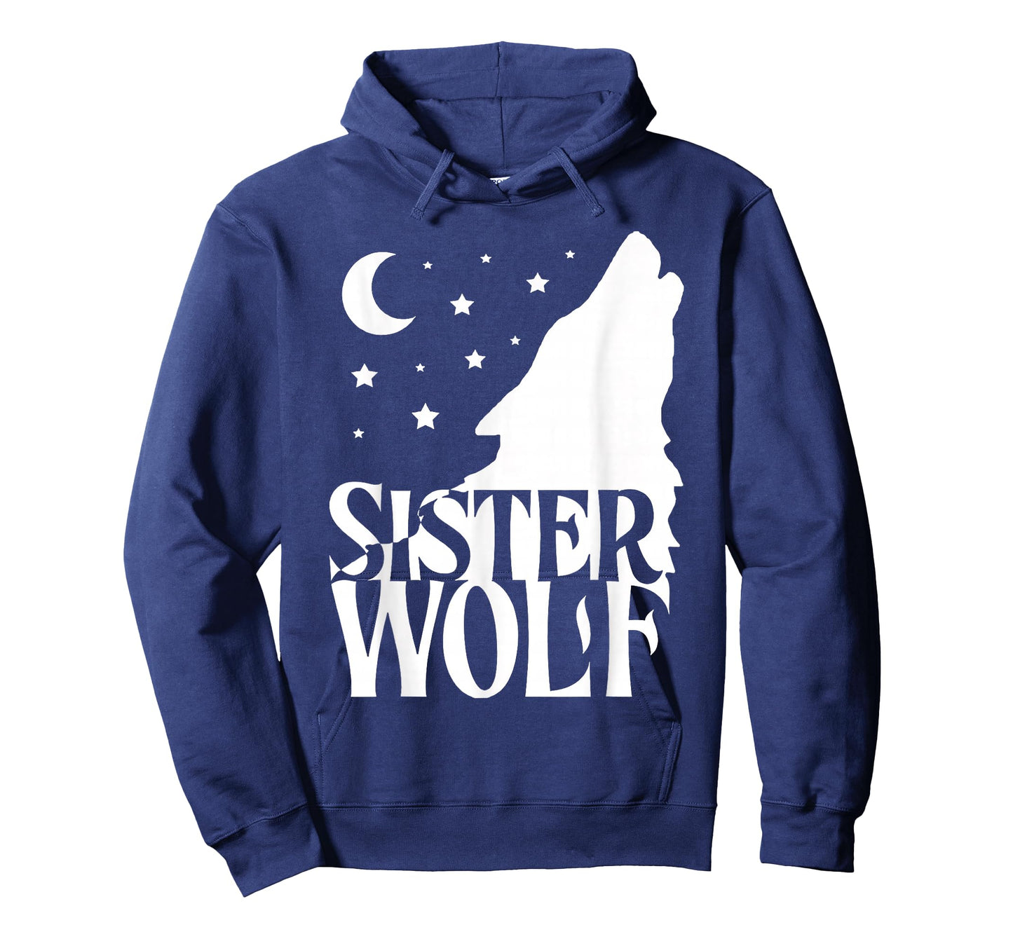 Sister Wolf Gift Matching Family Tribe Wolves Moon T-Shirt