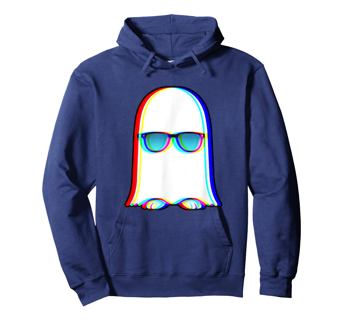 Ghost Trippy Vaporwave Halloween Techno Rave EDM Men T-Shirt