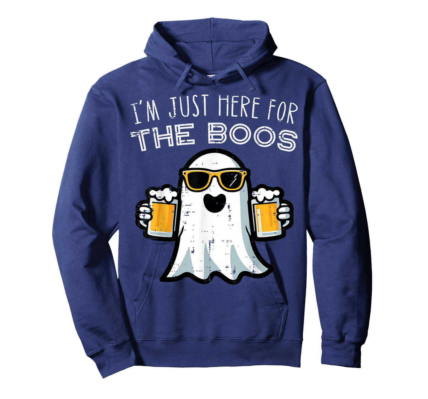 Halloween Ghost Here for Boos Funny Costume Dad Men Women T-Shirt