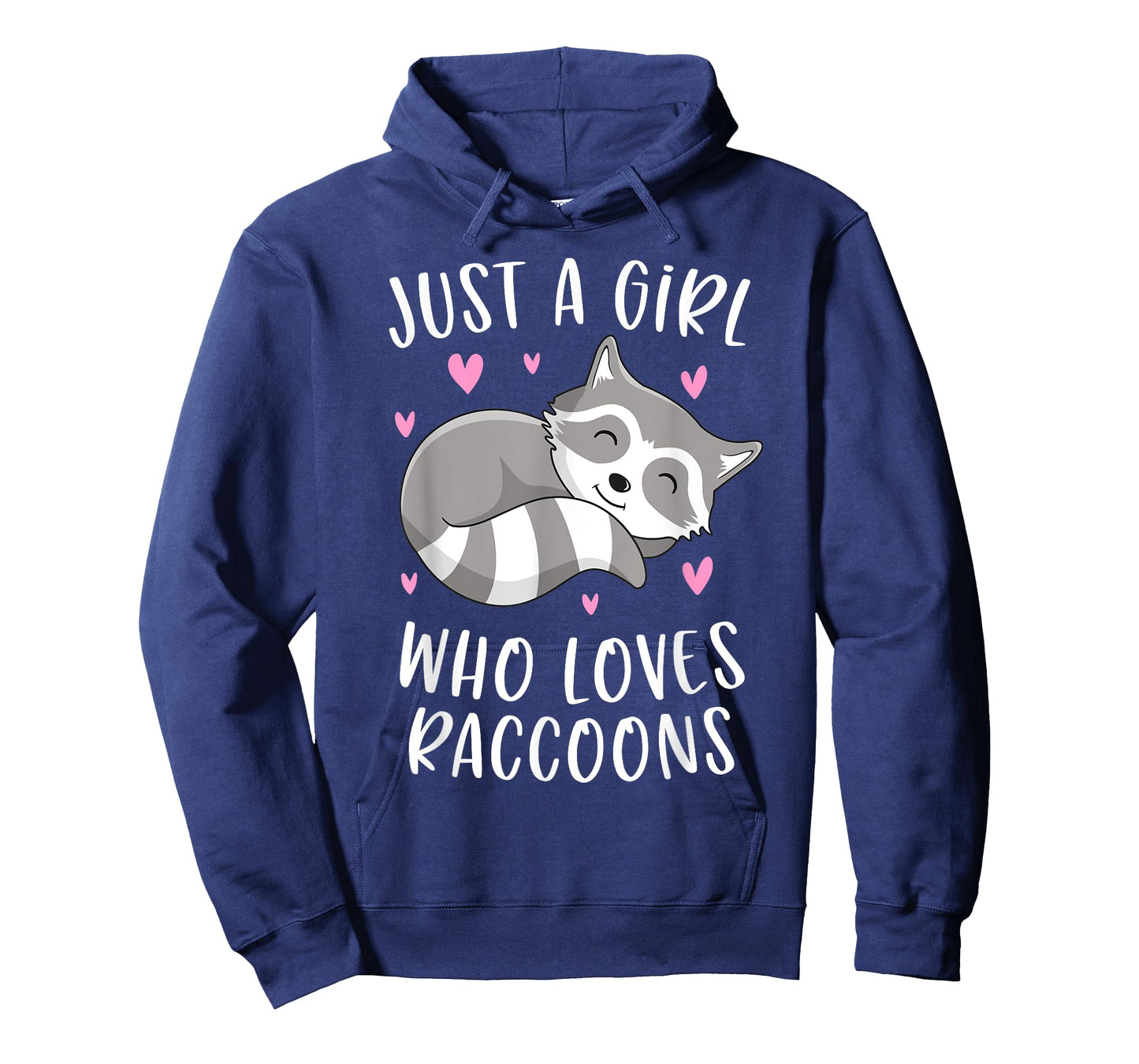 Just A Girl Who Loves Raccoons Funny Trash Panda Gifts Girls T-Shirt