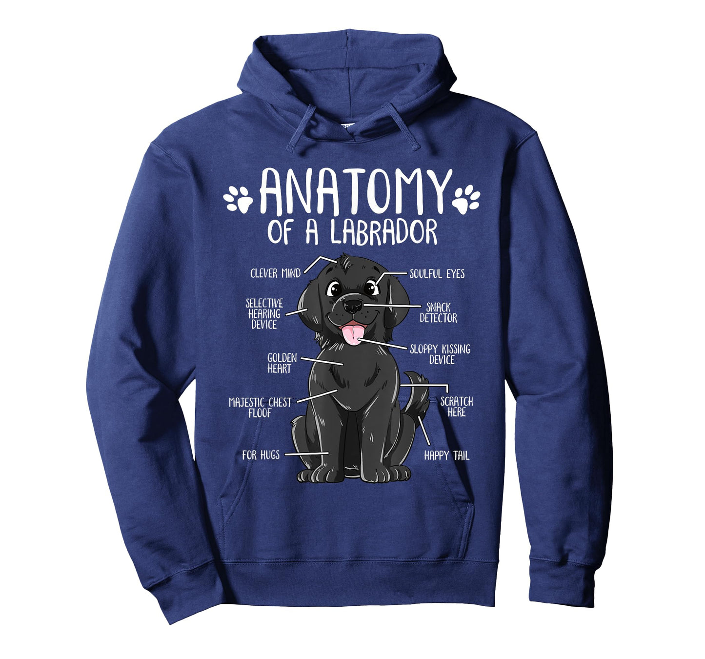 Funny Anatomy Labrador Retriever Black Lab Dog Owner T-Shirt