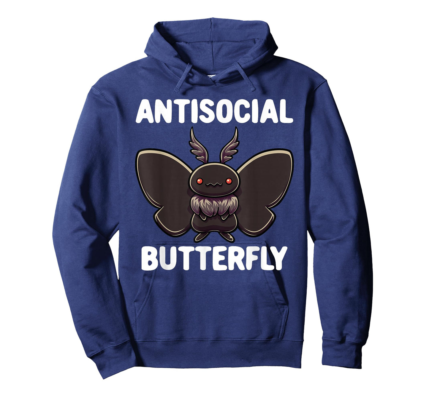 Mothman Shirt Antisocial Butterfly Introvert Cryptid T-Shirt