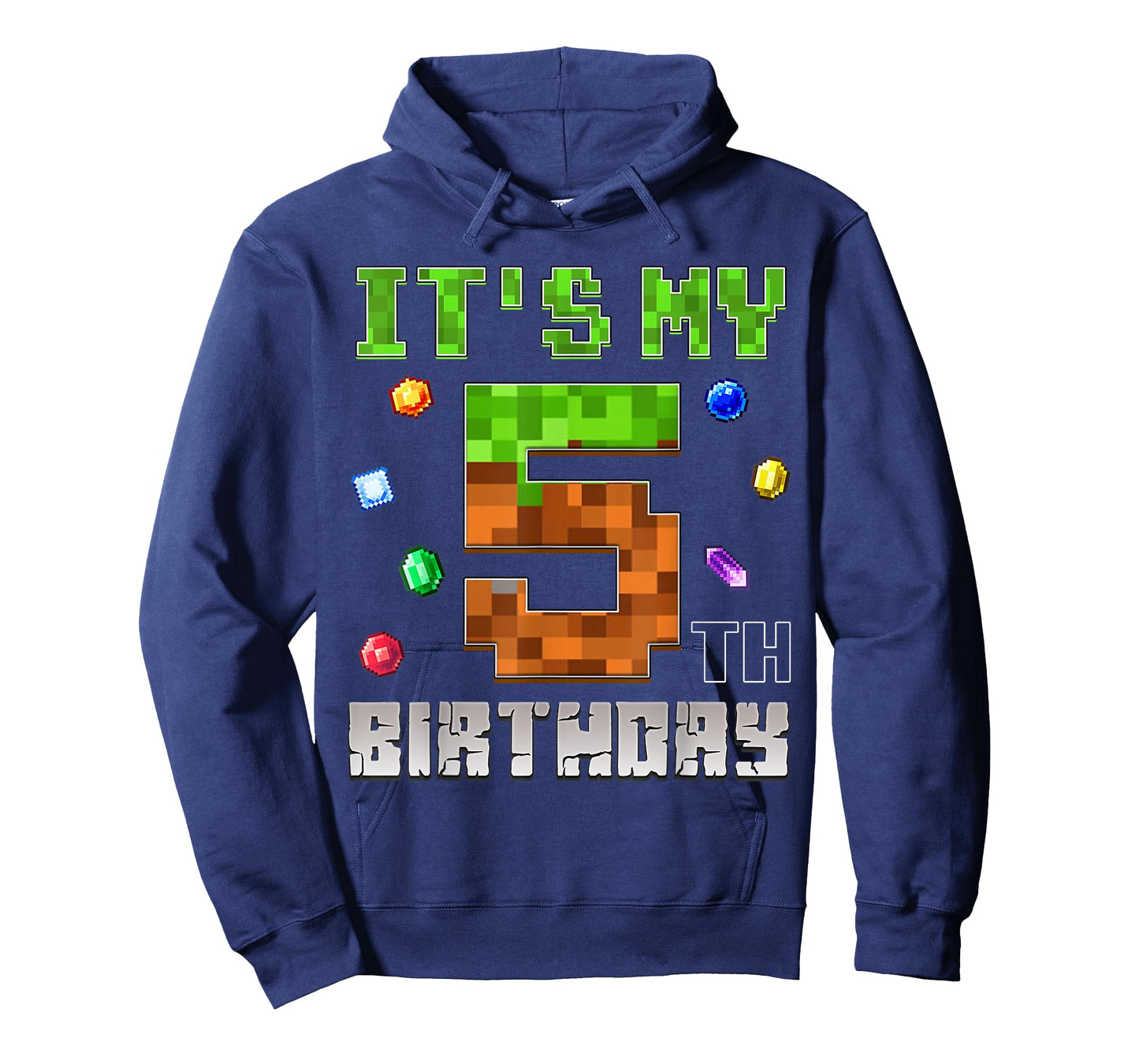 Birthday Boy Shirt It's My 5th Birthday Video Game Pixel T-Shirt
