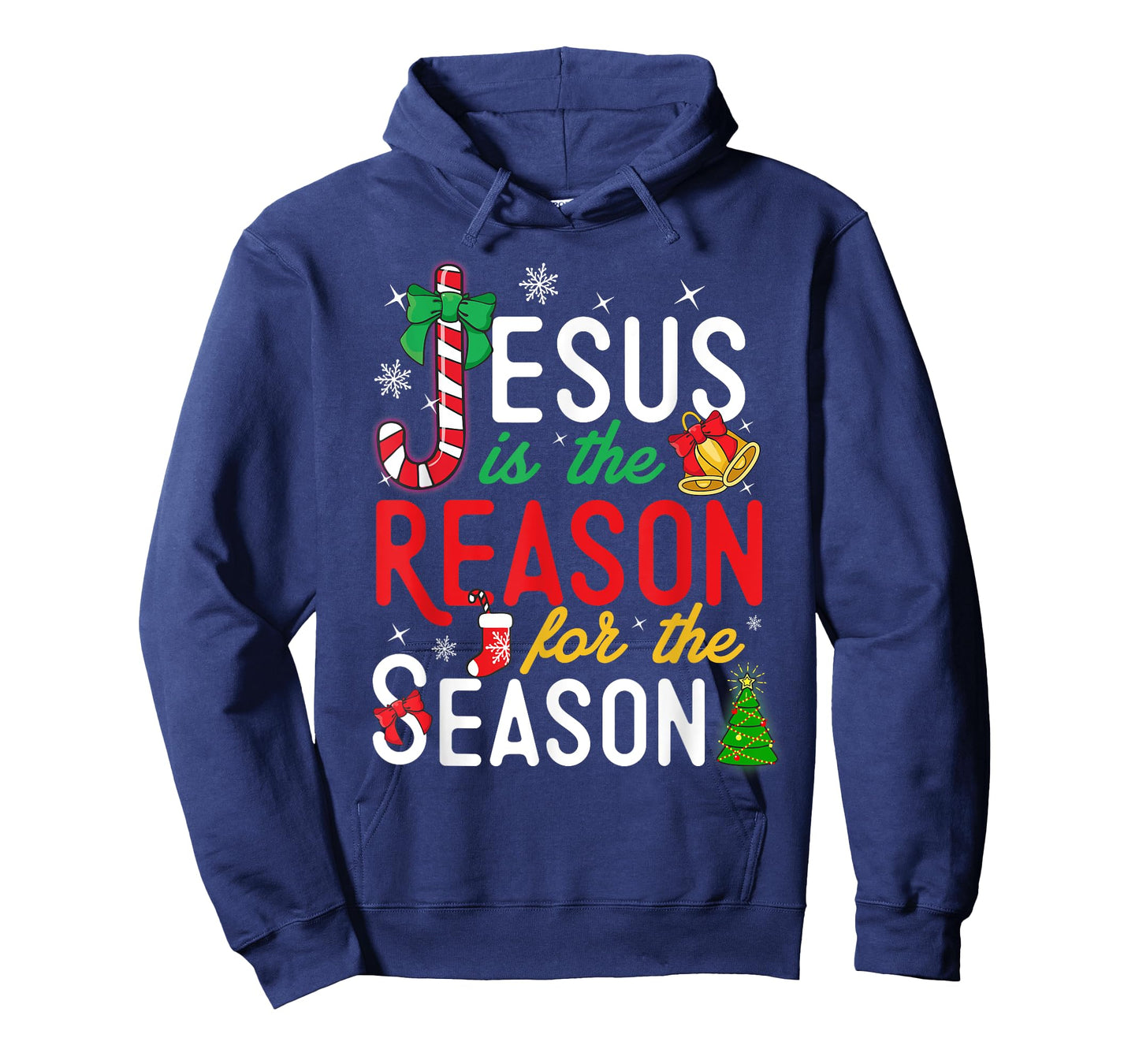 Jesus Is The Reason For Christmas Christian Xmas Stocking T-Shirt