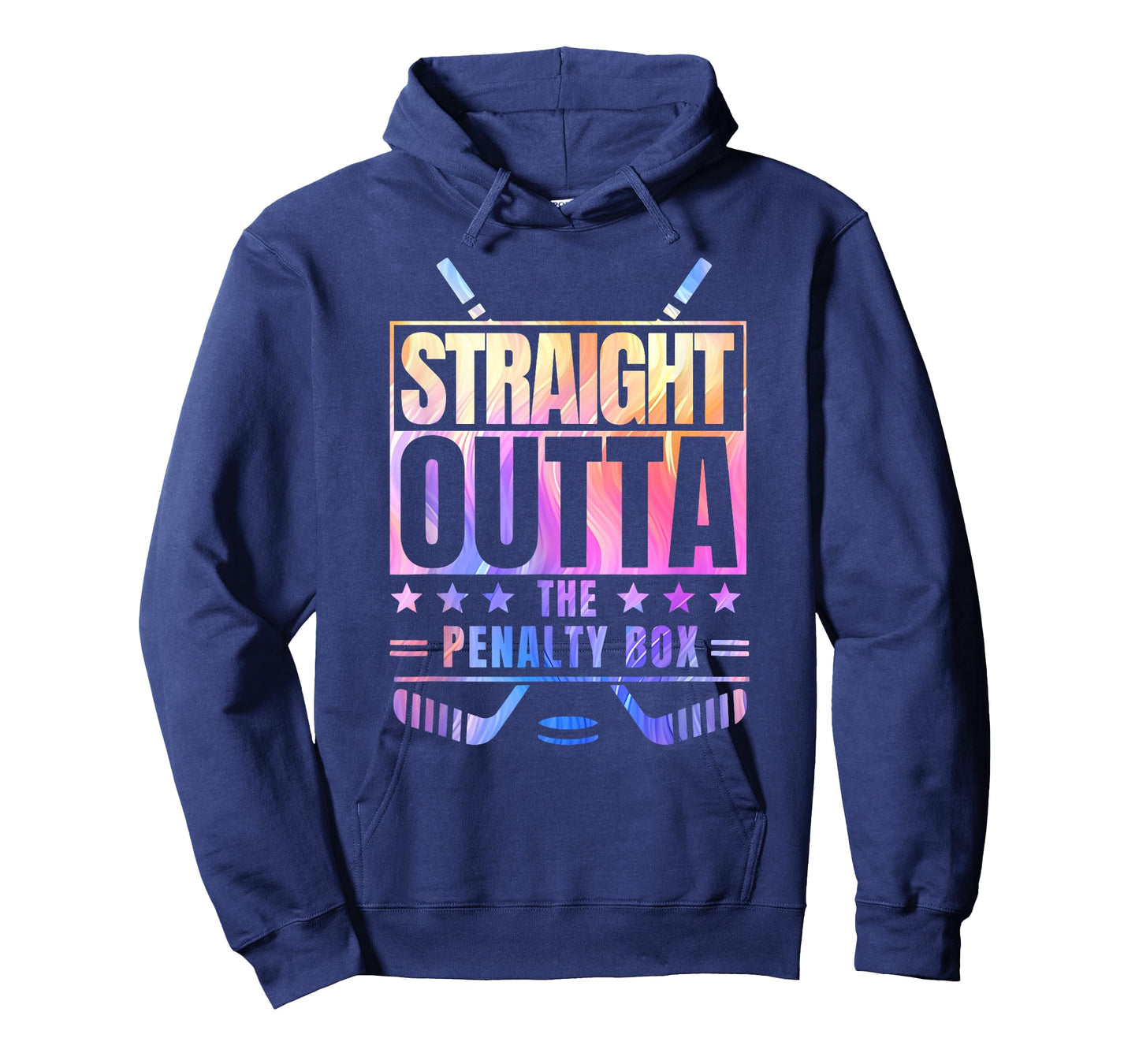 straight outta the penalty box tie dye favorite winter sport T-Shirt