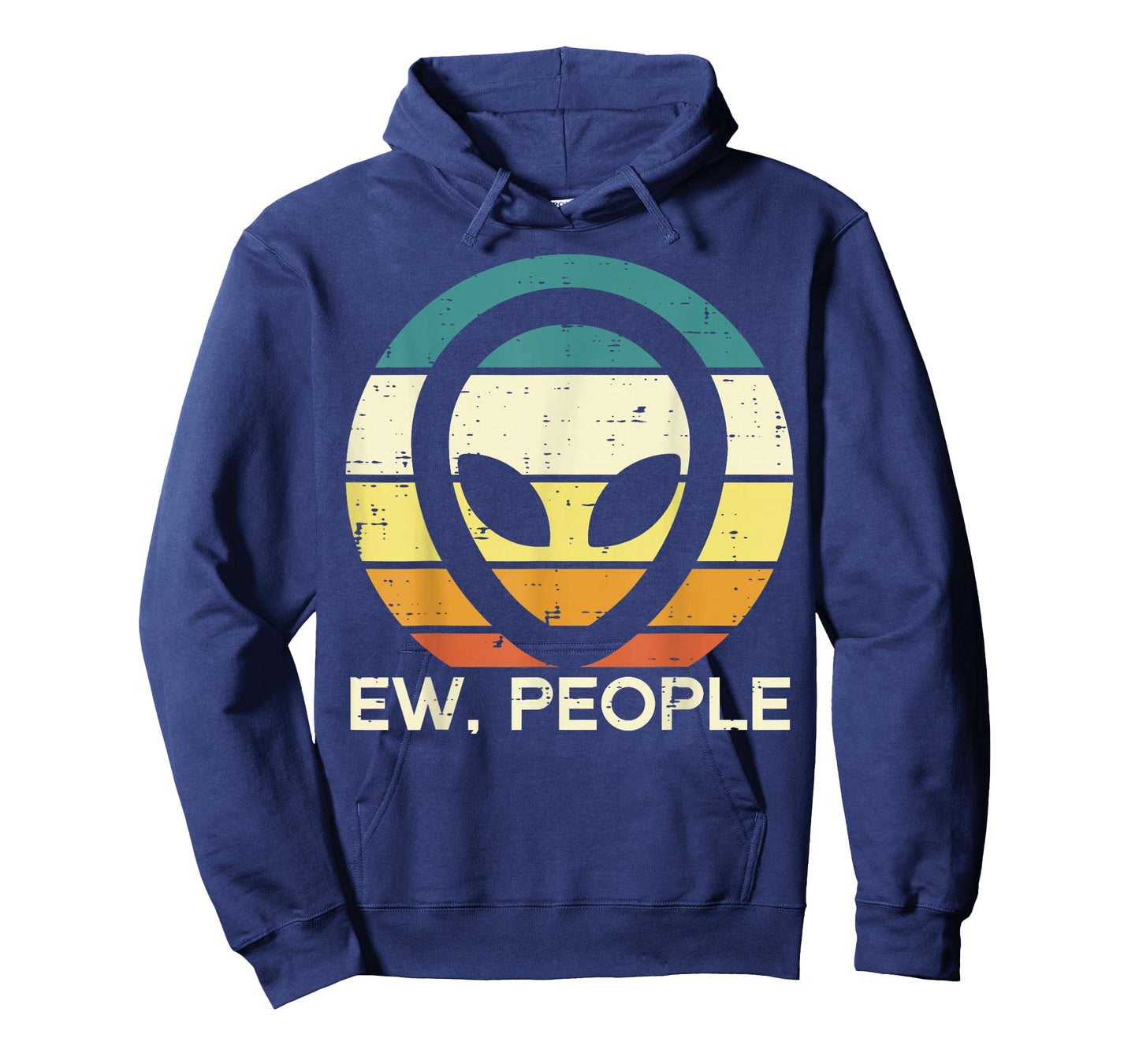 Alien Face Ew People Funny Ufo Introvert Men Women Kids Teen T-Shirt