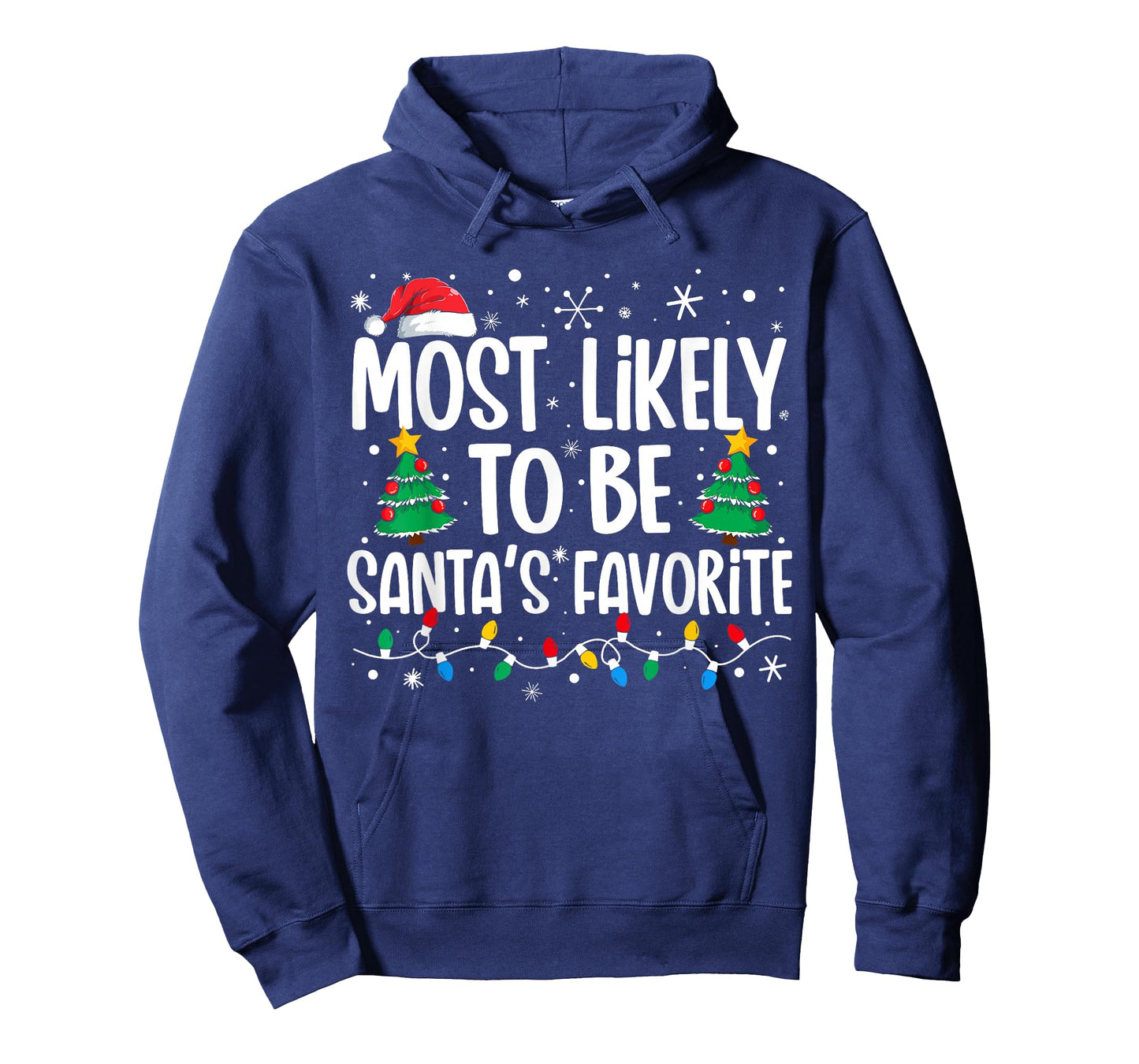 Most Likely To Be Santa's Favorite Family Christmas Matching T-Shirt