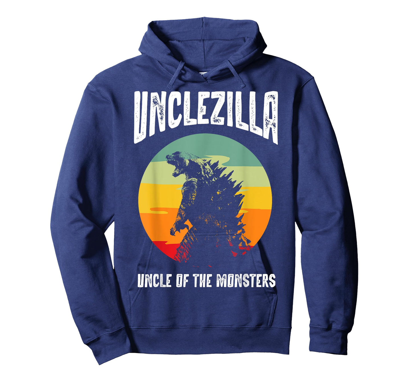 Unclezilla Uncle of The Monsters Retro Vintage Sunset T-Shirt