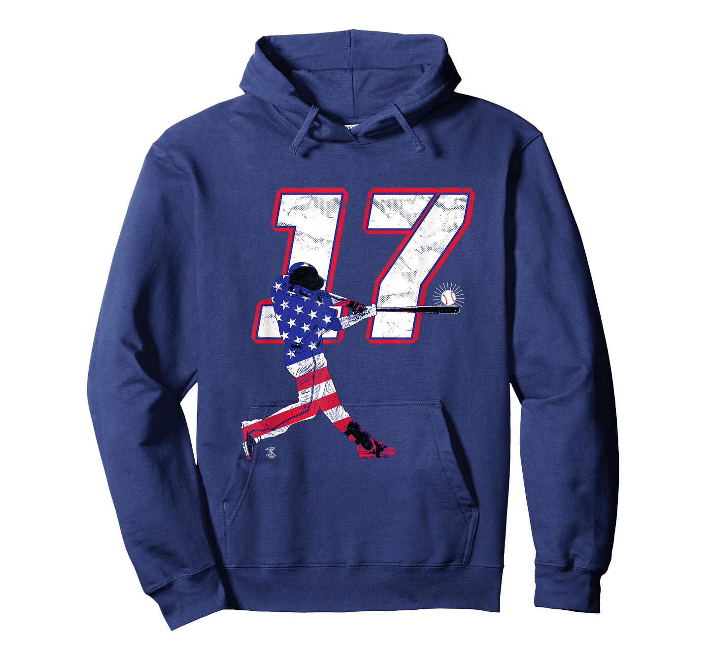 Rhys Hoskins Flag Silhouette Gameday T-Shirt