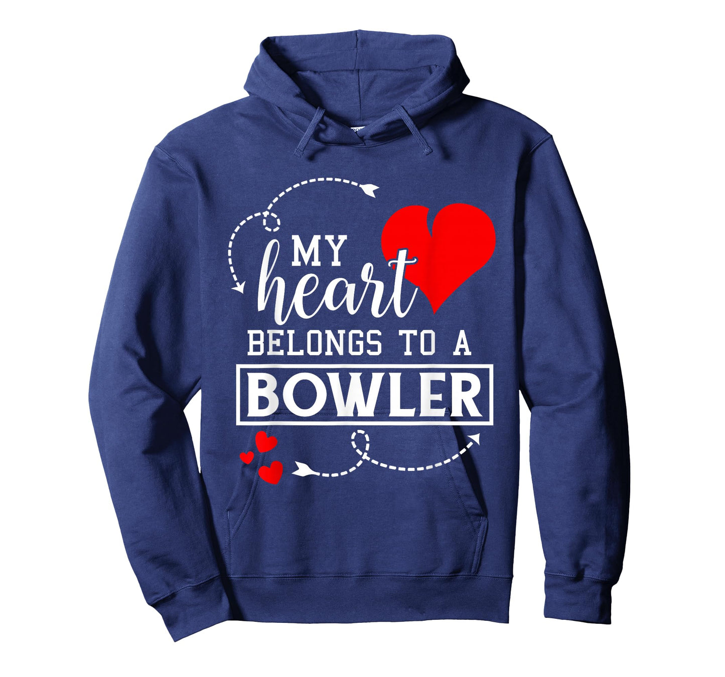 I Love My Bowler Husband Wife Gifts Valentines Day Shirt T-Shirt