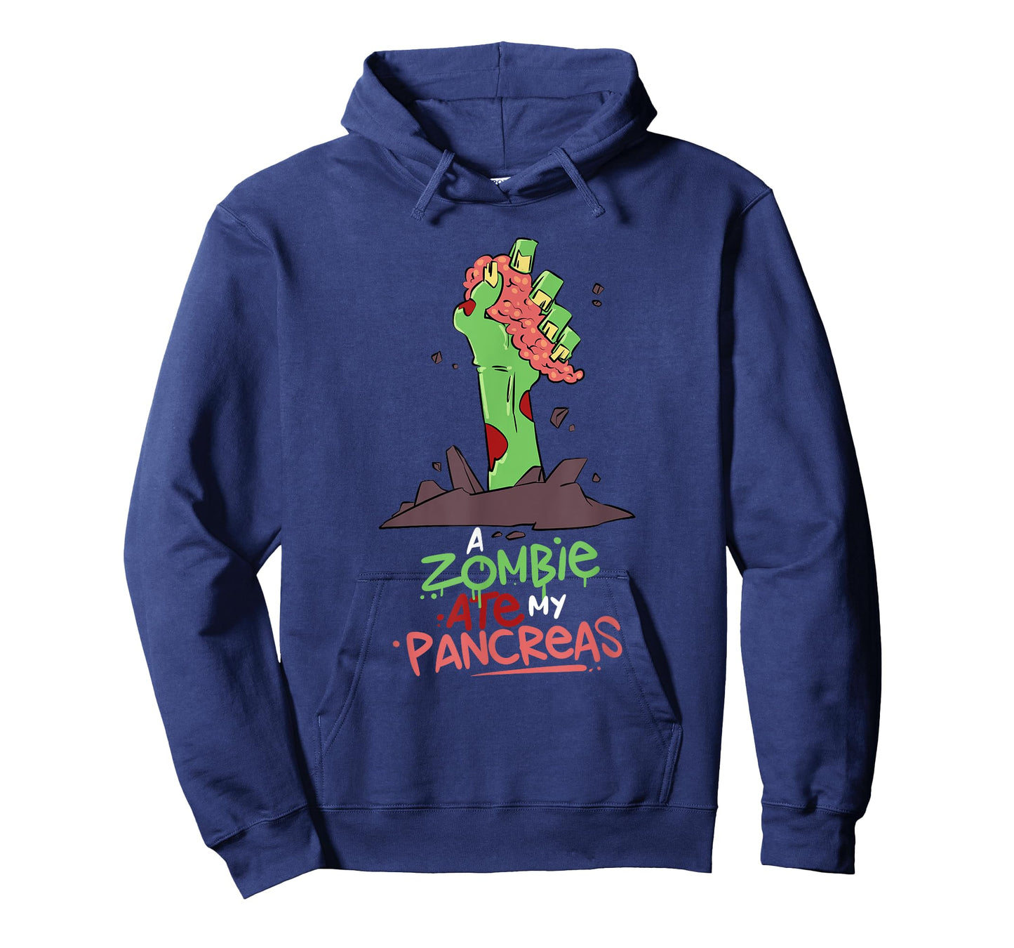 A Zombie Ate My Pancreas Type 1 Diabetes T1D Awareness T-Shirt