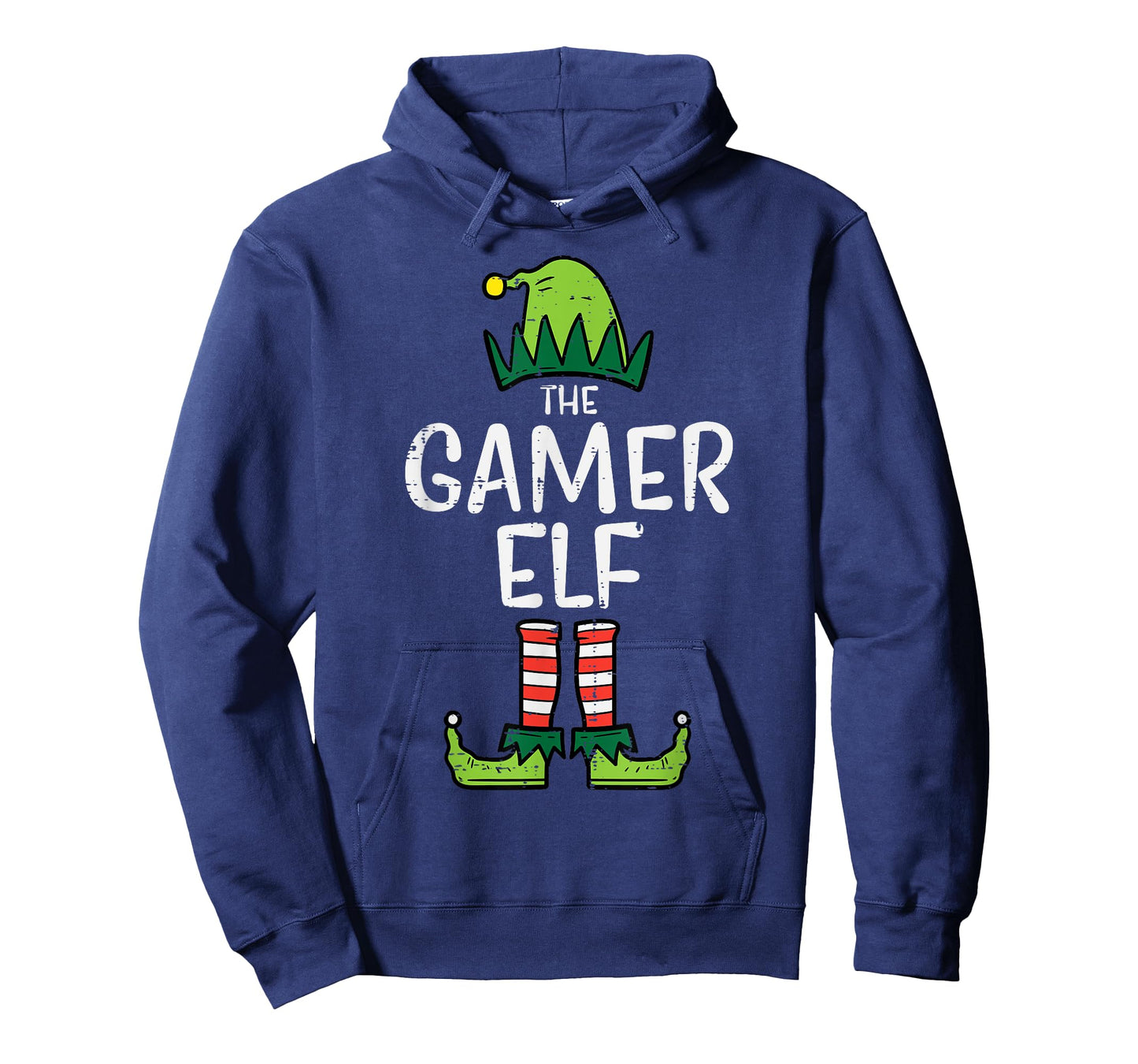 Gamer Elf Xmas Christmas Family Boys Men Kids Girls Youth T-Shirt
