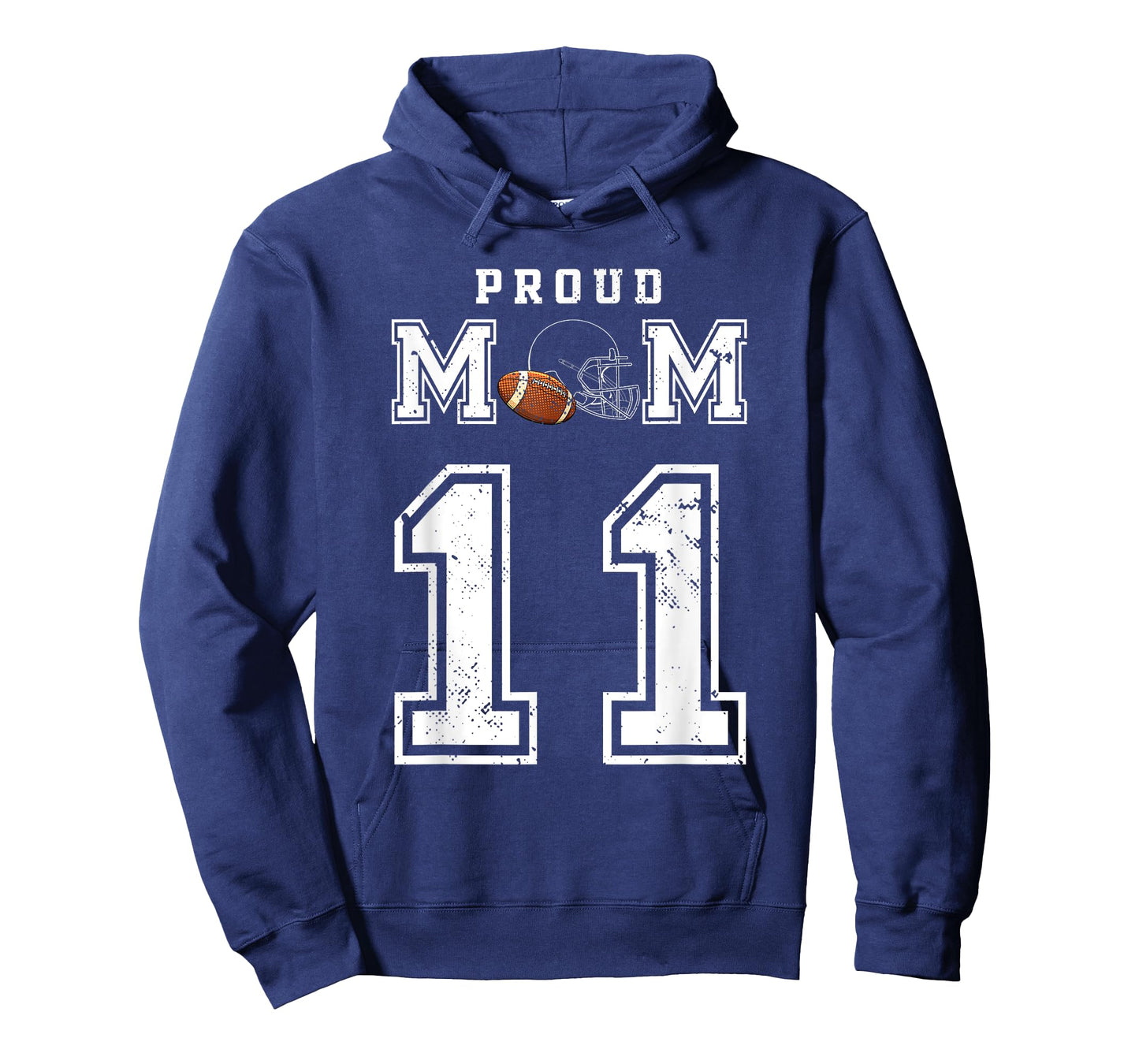 Custom Proud Football Mom Number 11 Personalized For Women T-Shirt