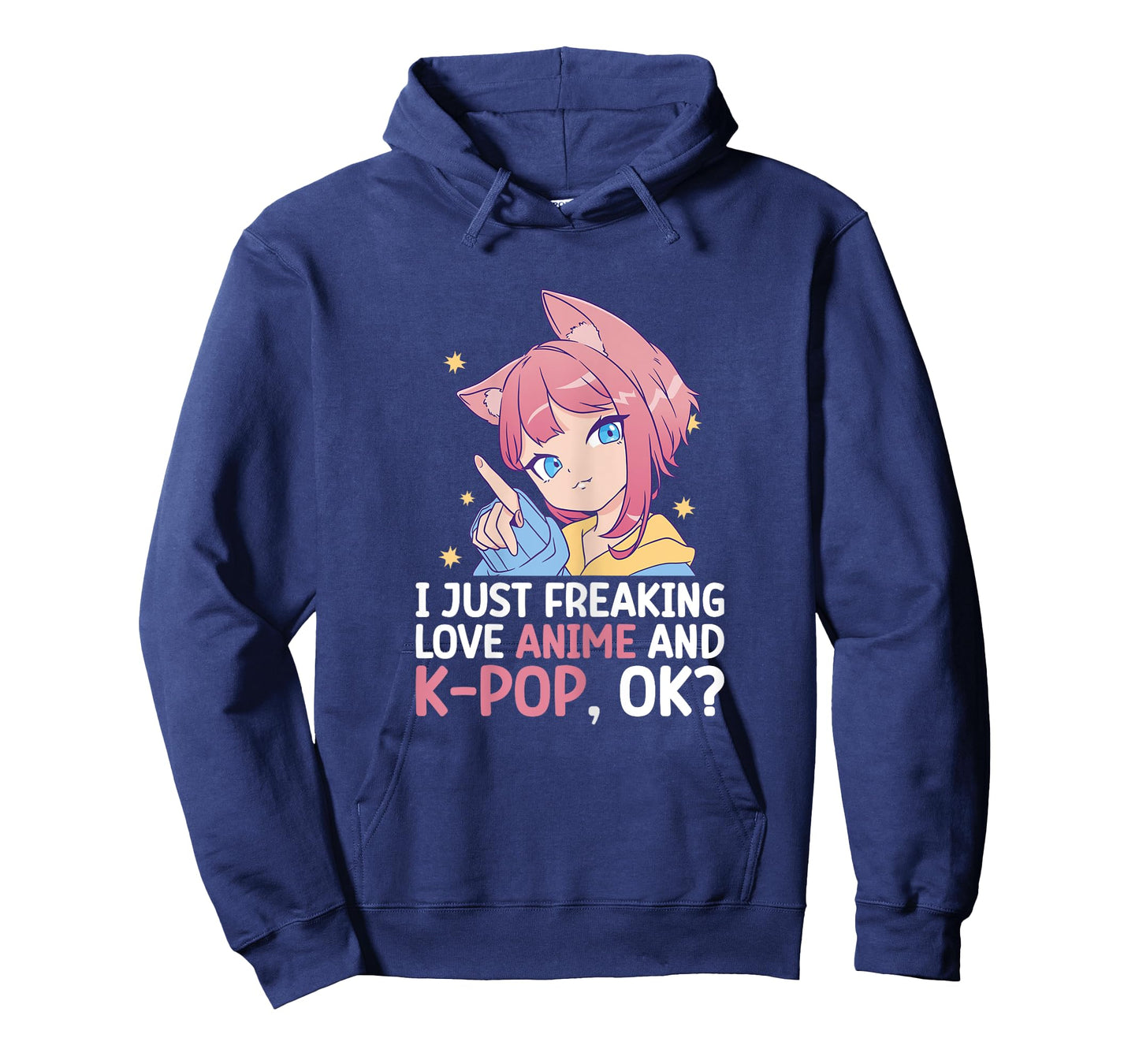 I Just Freaking Love Anime And K-Pop Kdrama Kpop Teen Girl T-Shirt
