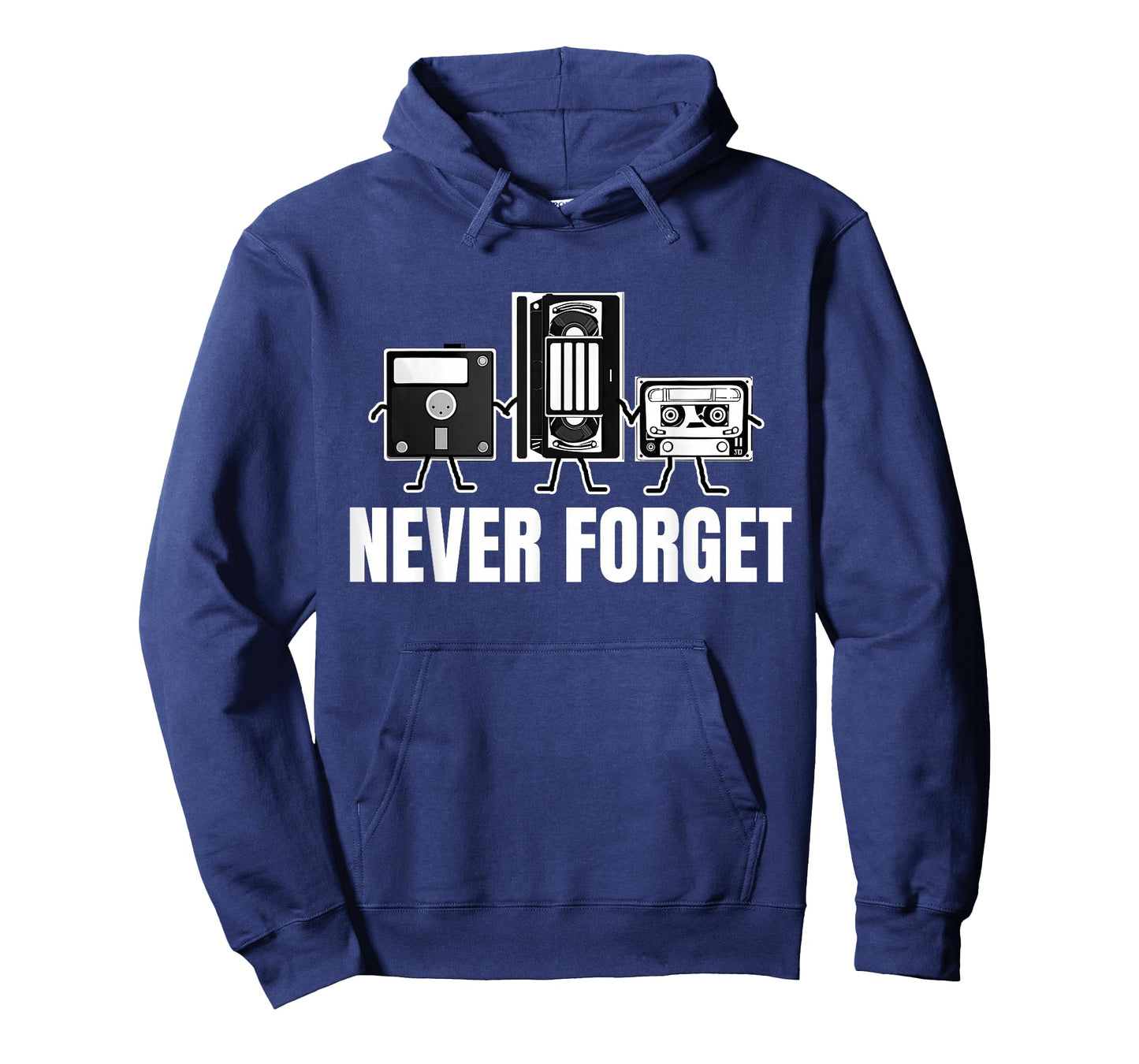 Never Forget Cassette Tape VHS Gamer Meme Mens Funny T-Shirt