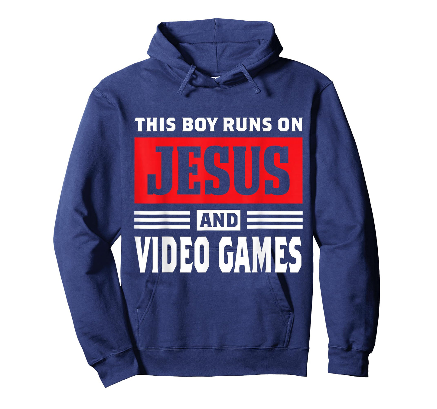 This Boy Runs On Jesus And Video Games Christian Gift T-Shirt