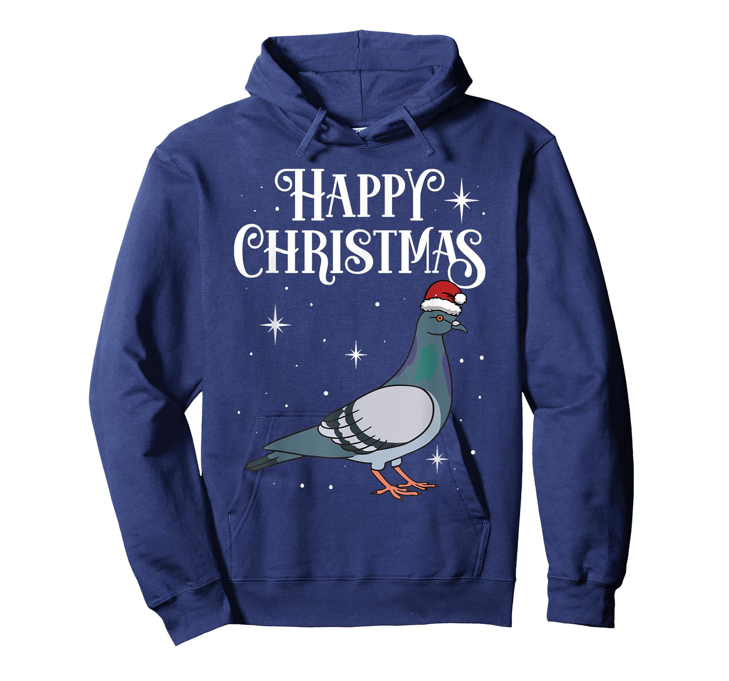 Happy Christmas Santa Hat Pigeon Breeders Birding T-Shirt