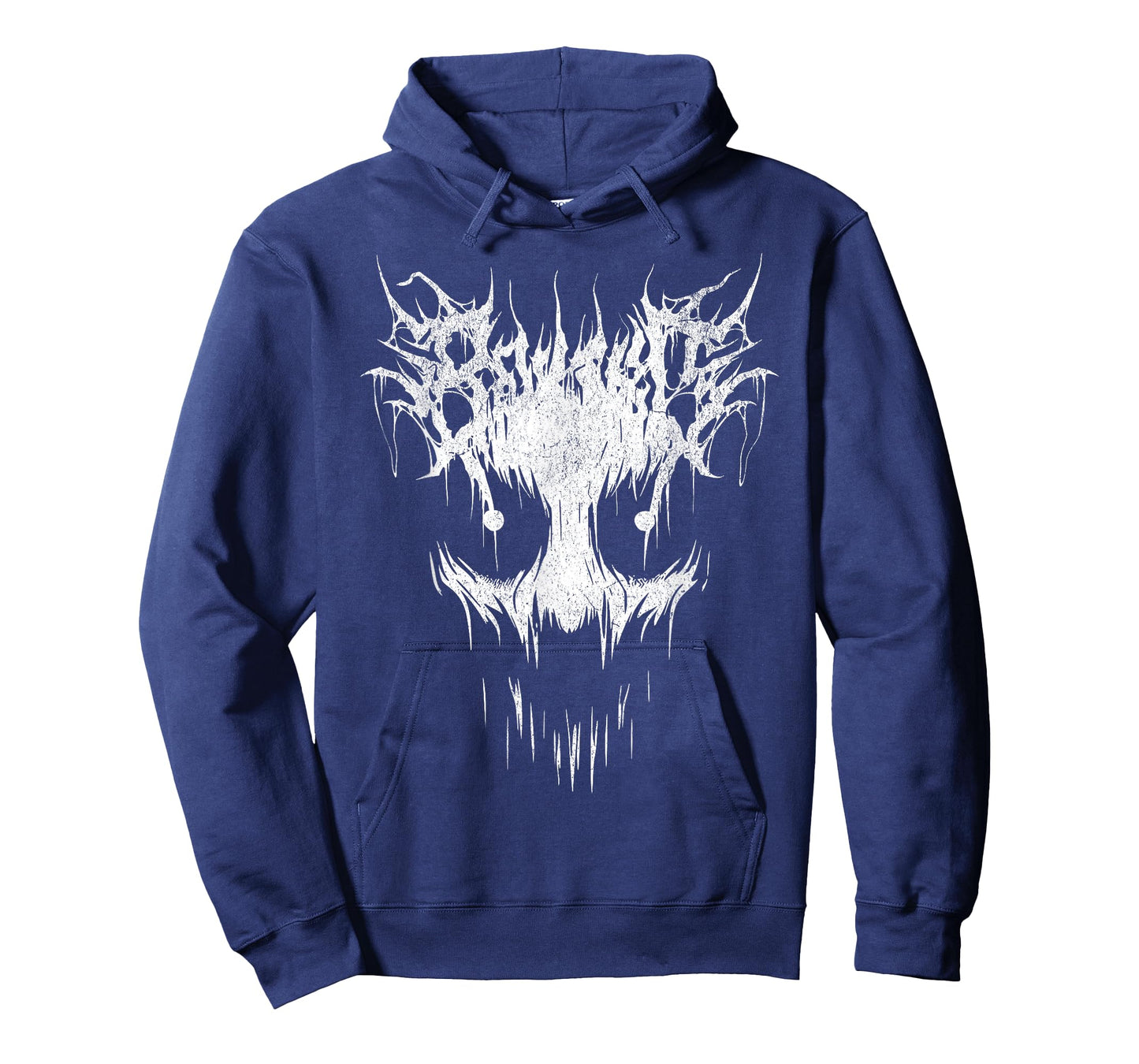 Be Kind Black Death Metal Font Creepy Ghost Face Metalhead T-Shirt