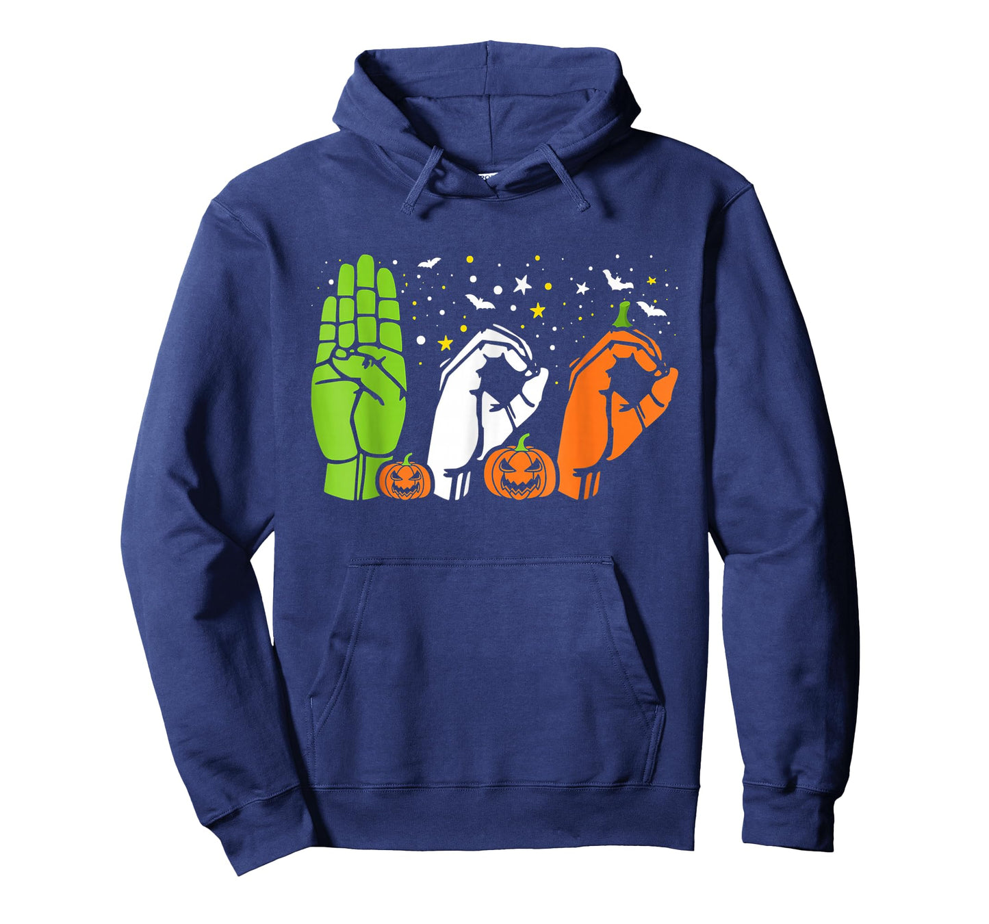 Boo Hands American Sign Language ASL Halloween Pride T-Shirt